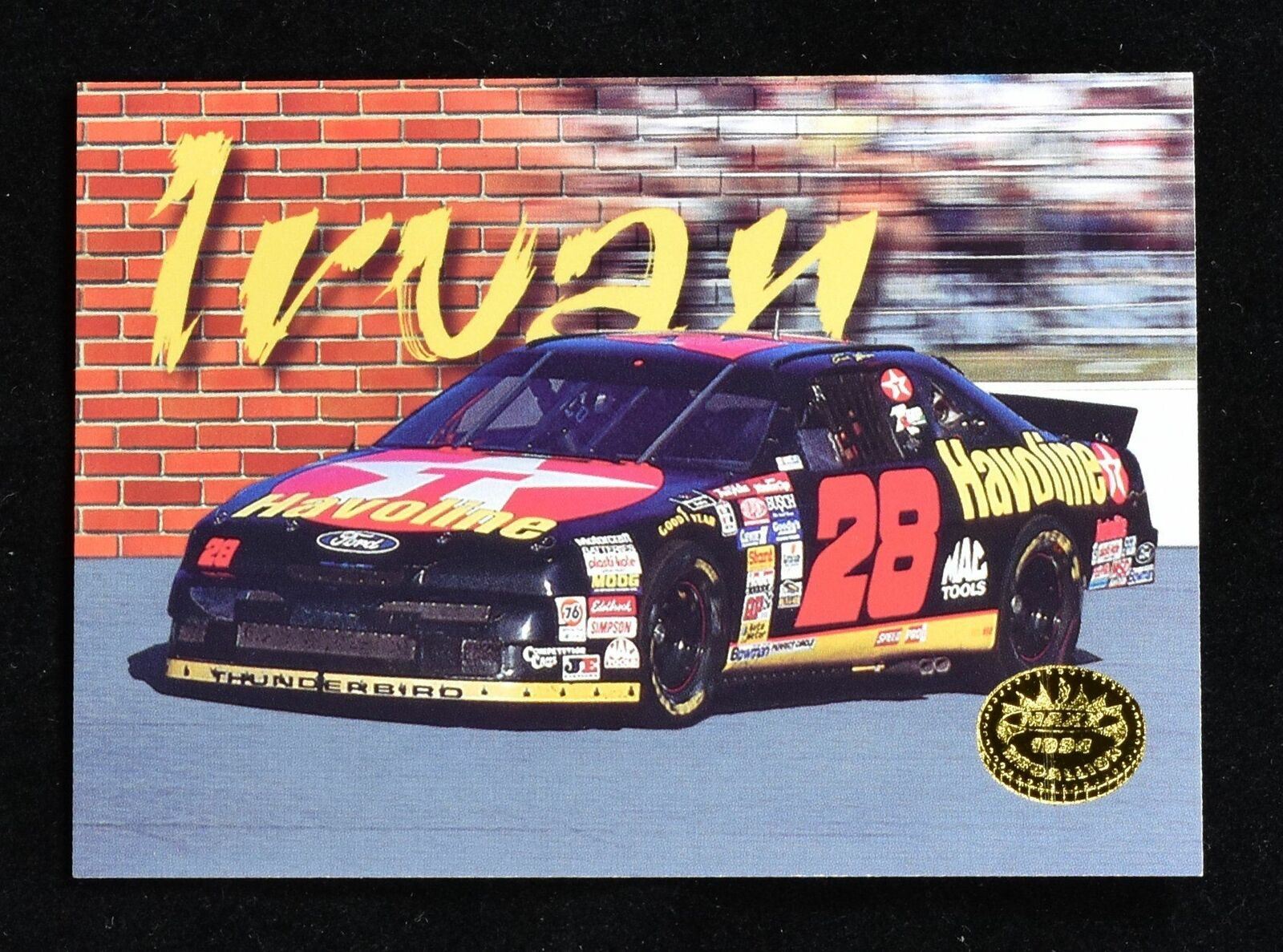 Ernie Irvan 16 1994 Nascar Racing card