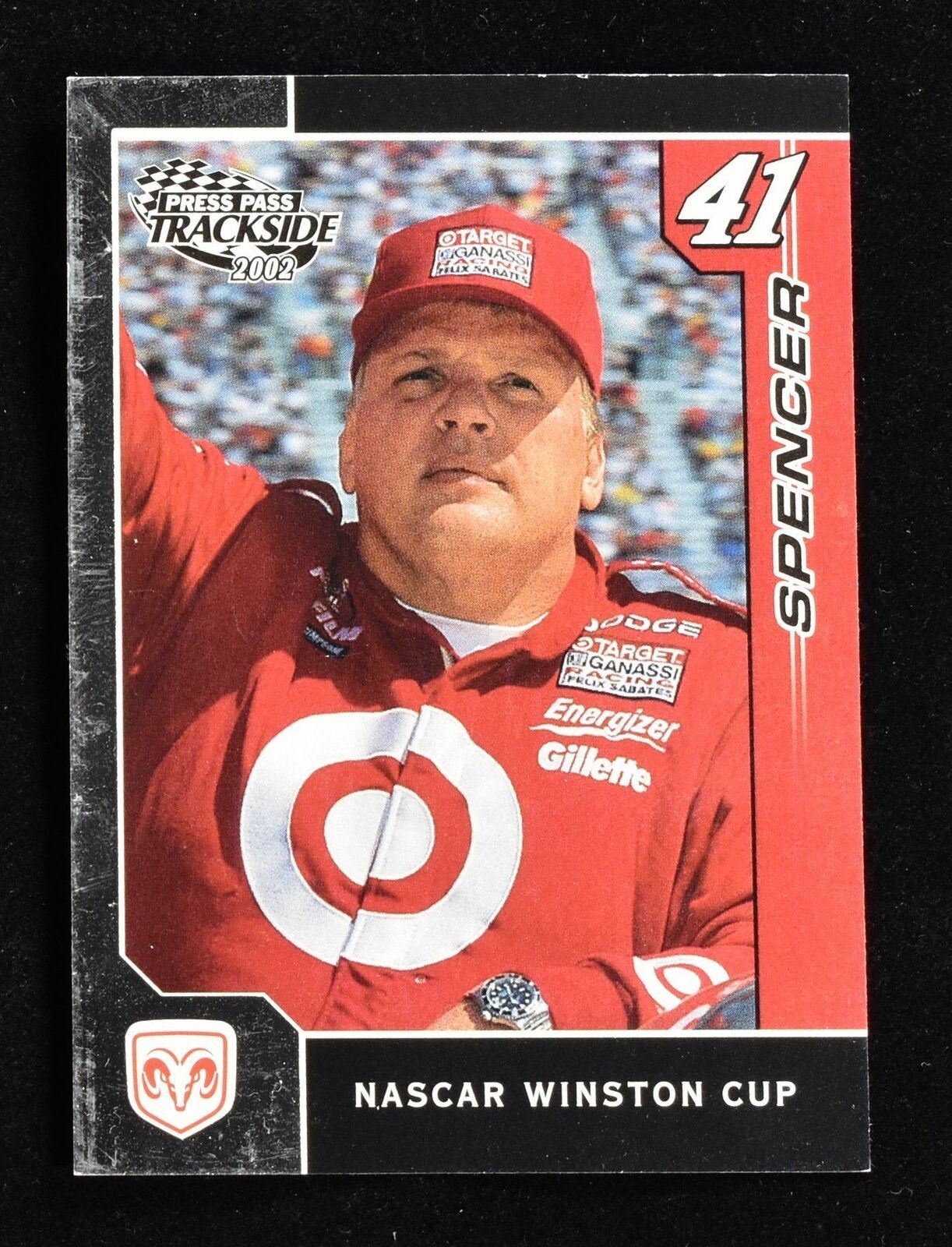 Jimmy Spencer No. 35 Nascar Racing Card 2002