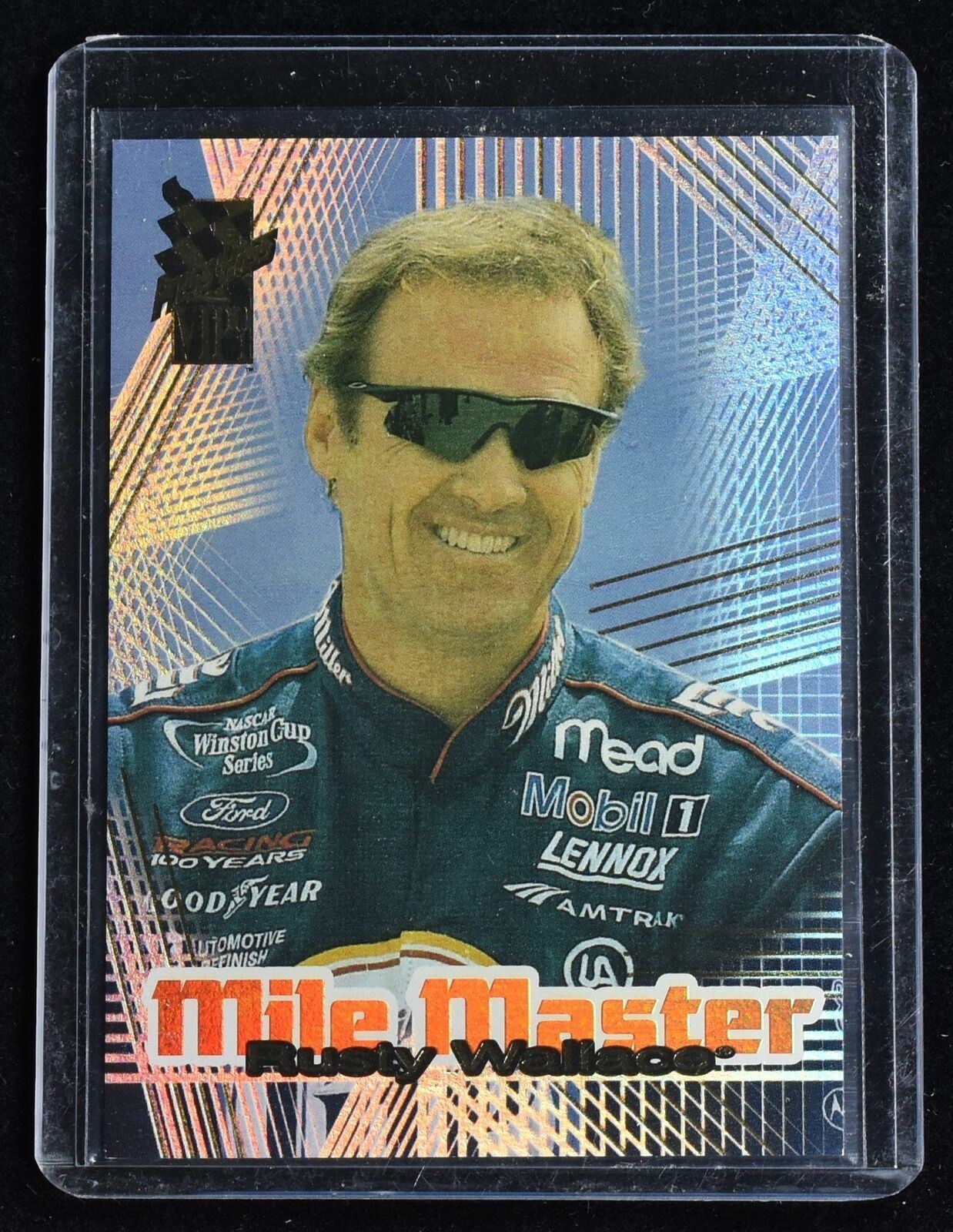 Rusty Wallace Mile Master Press Pass VIP 2001 MM 6 /12 Nascar Racing Card