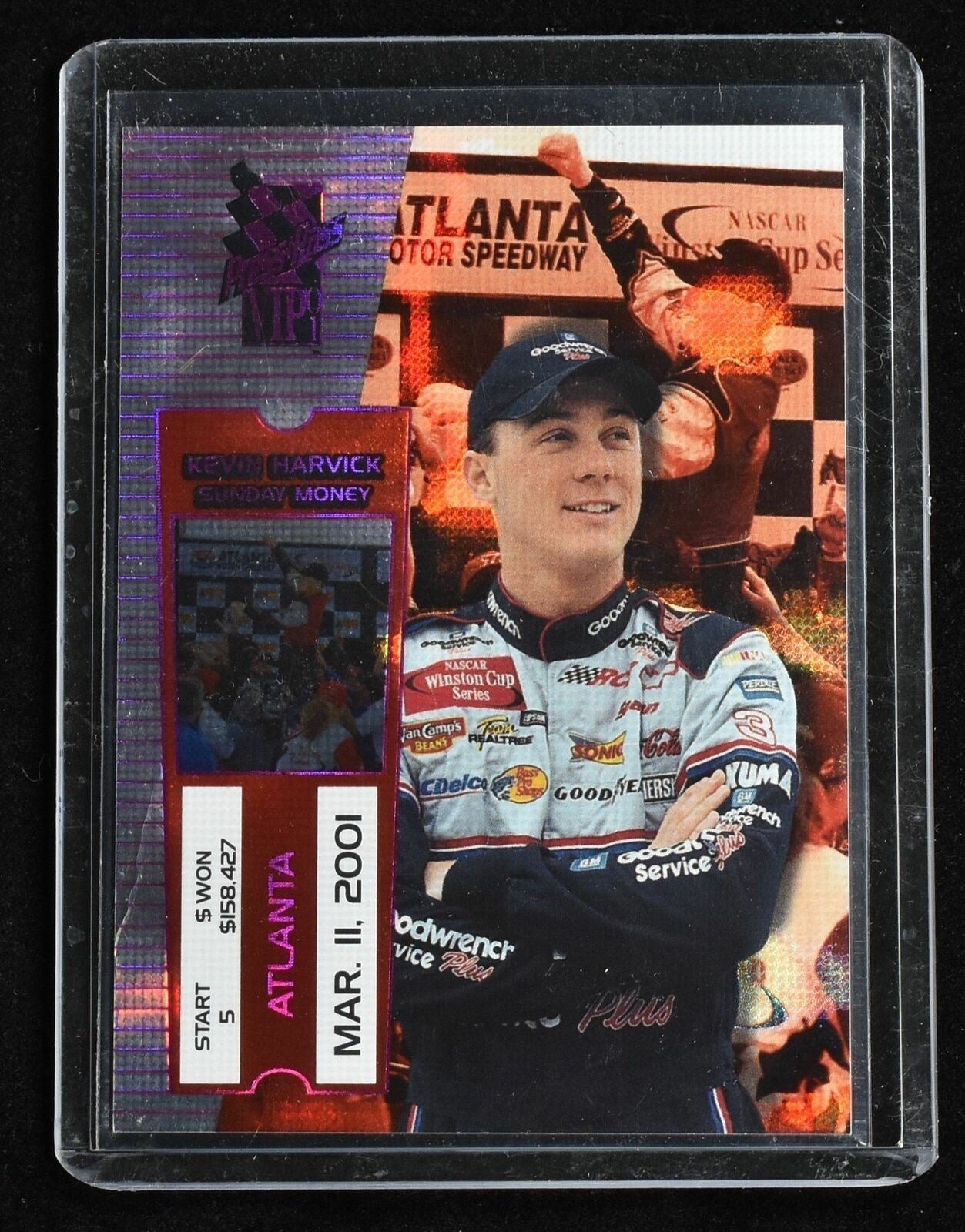 Kevin Harvick Press Pass VIP 2001 LX22 313/420