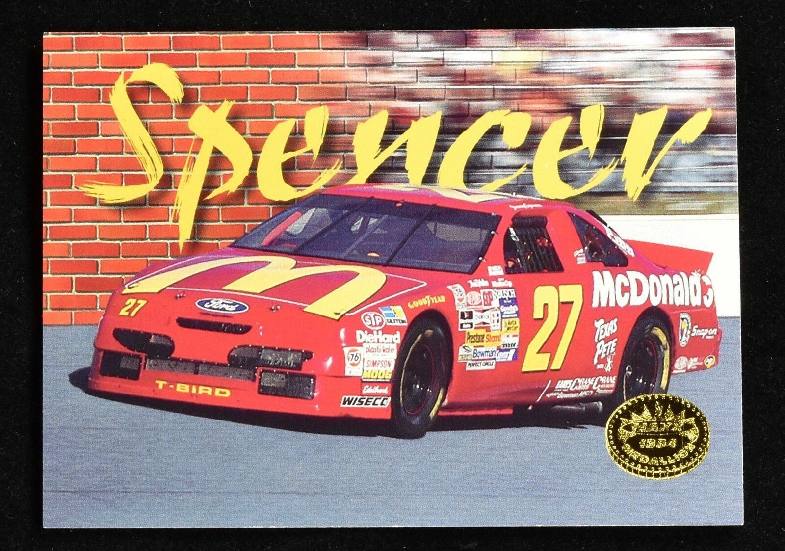 Nascar Racing Card 1994 Jimmy Spencer No.40