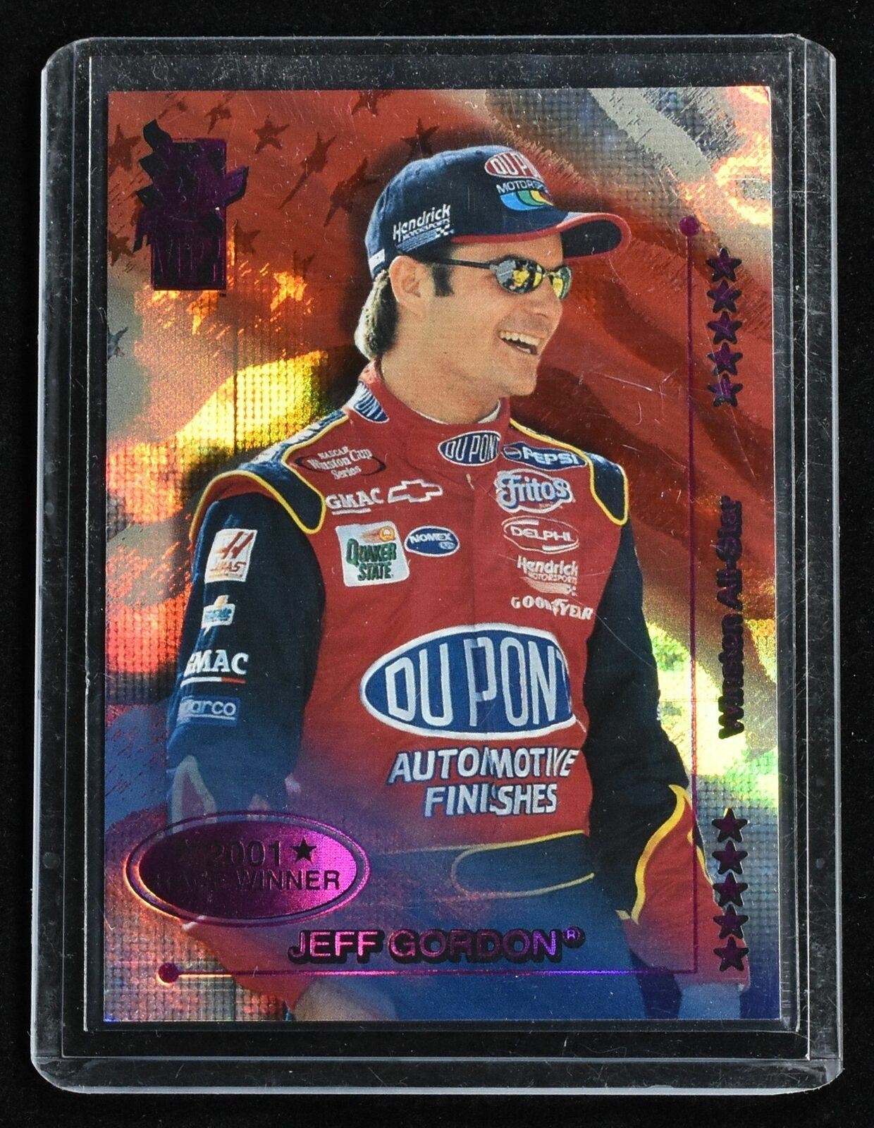 Jeff Gordon Press Pass VIP 2001 Race Winner LX50 2001 042/ 420