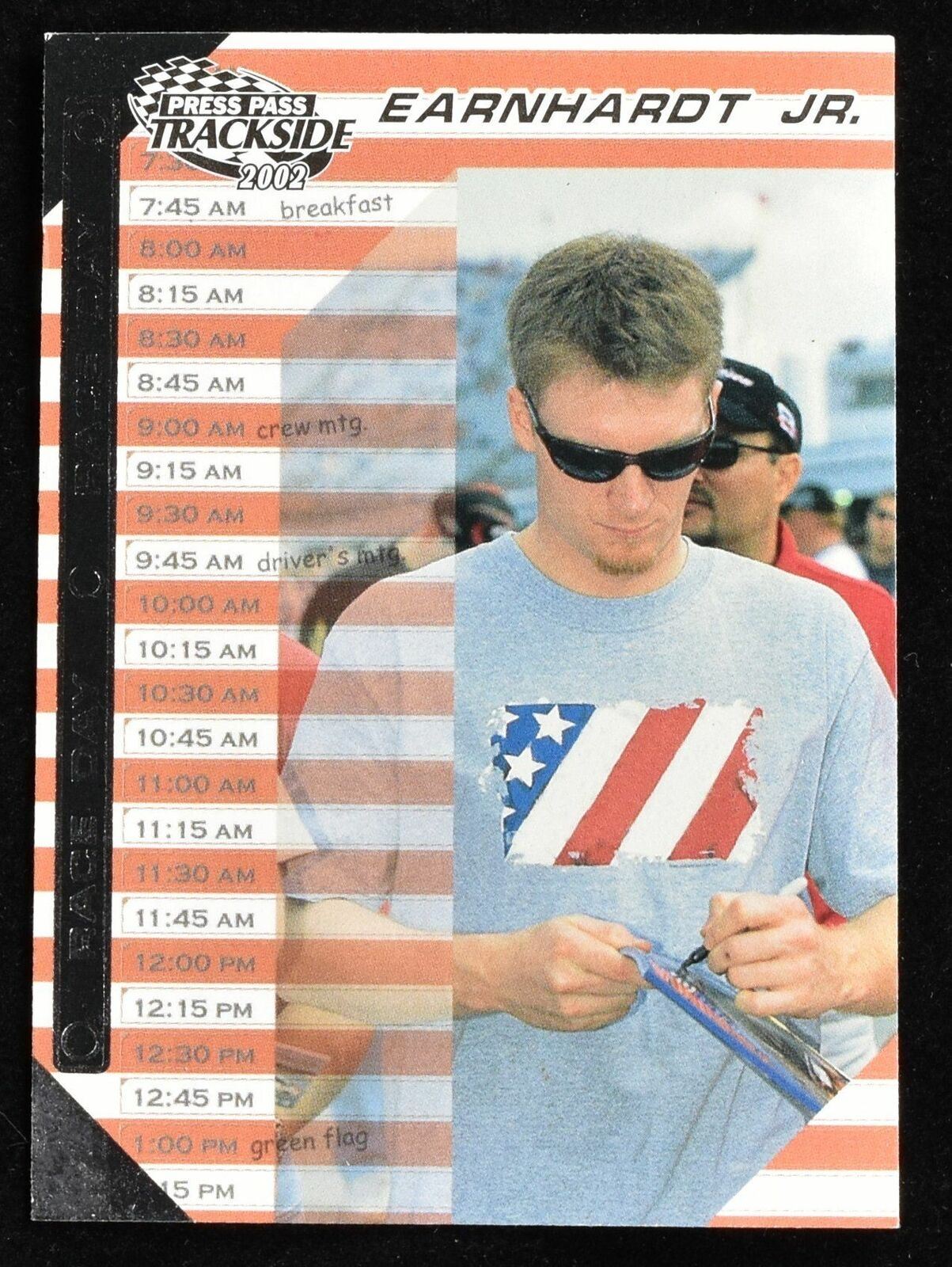 Press Pass Trackside 2002 Dale Earnhardt JR. No. 52