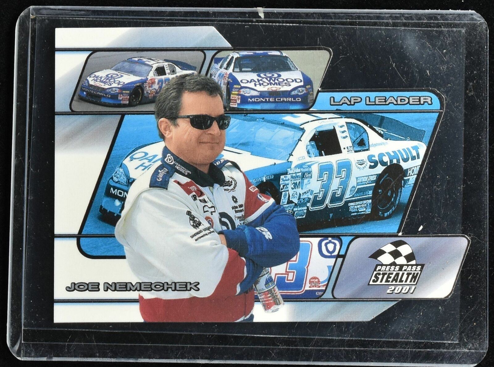 Joe Nemechek Press Pass Stealth 2001 Nascar Racing Card LL 14/36