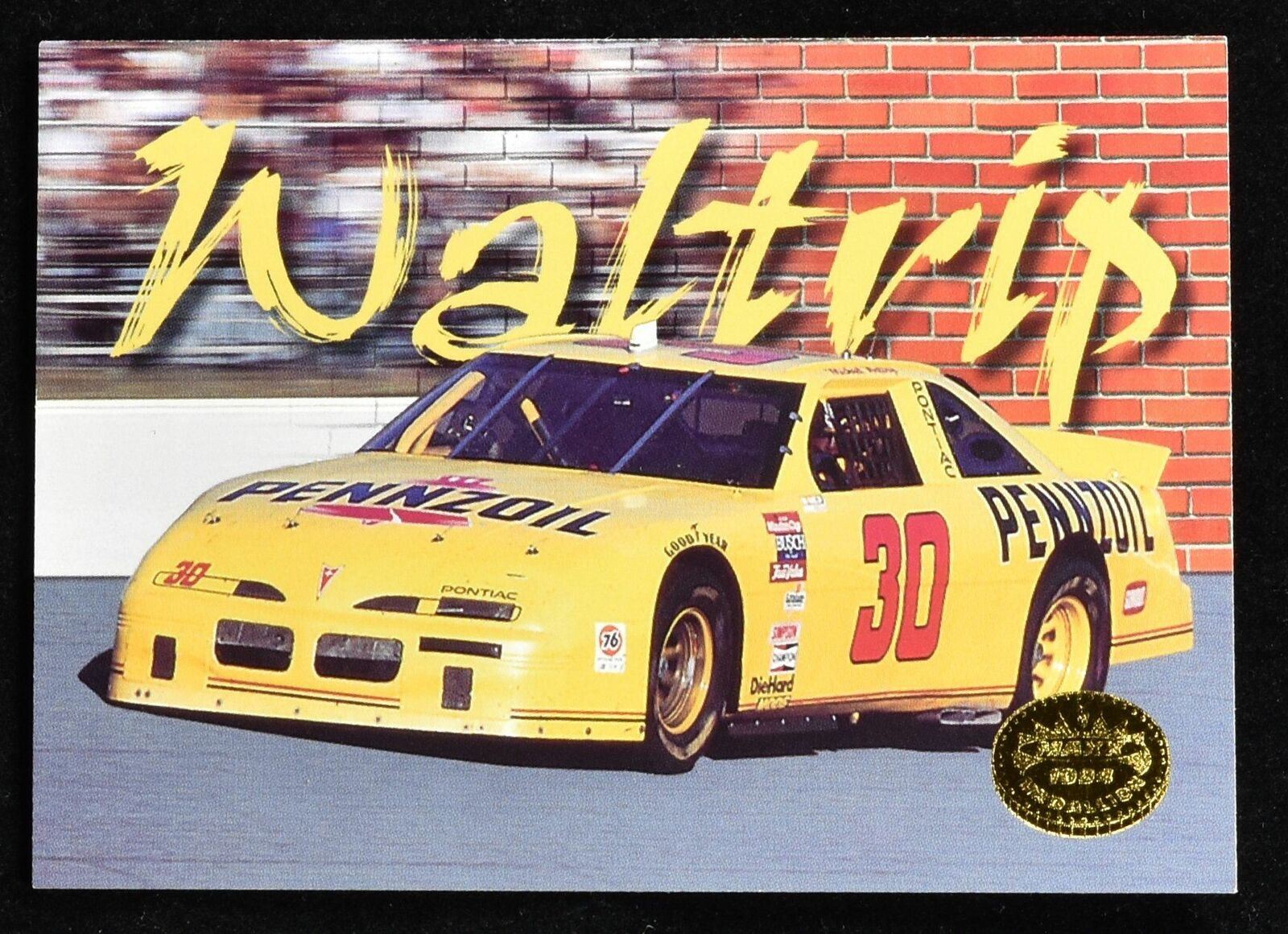 Michael Waltrip No. 7 Nascar Racing Card 1994