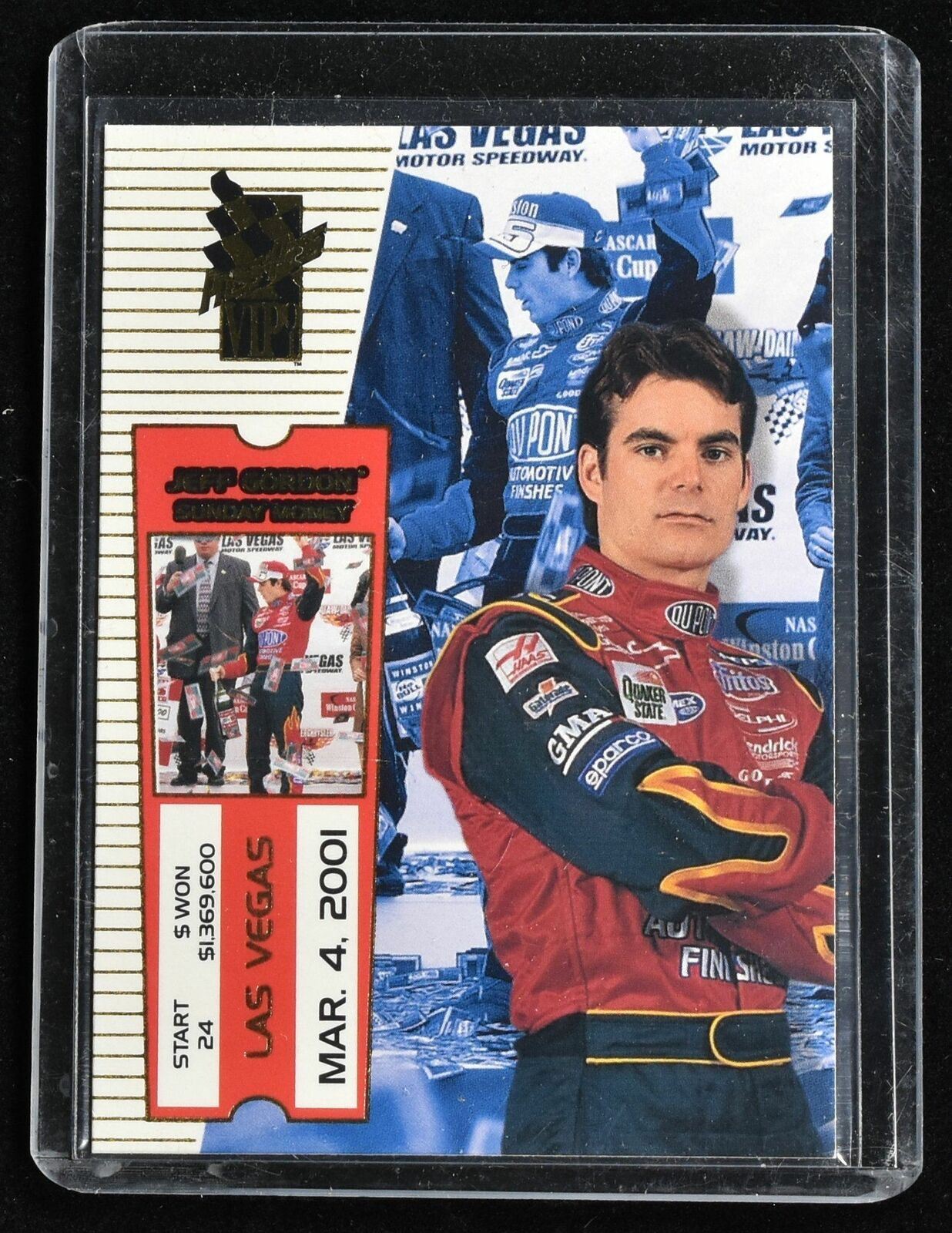 Jeff Gordon Nascar Racing Card Press Pass 2001 No.21