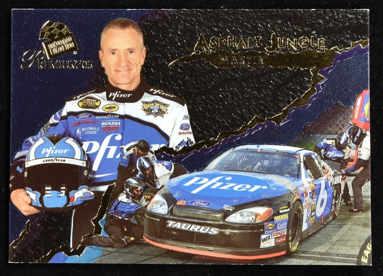 Mark Martin AJ 2/6 Nascar 2005 Racing Card