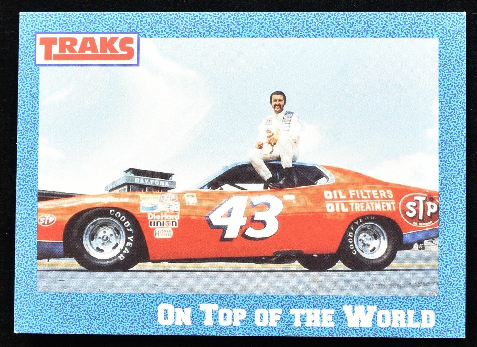 Traks Racing Cards 1991 No. 11 On top of the world