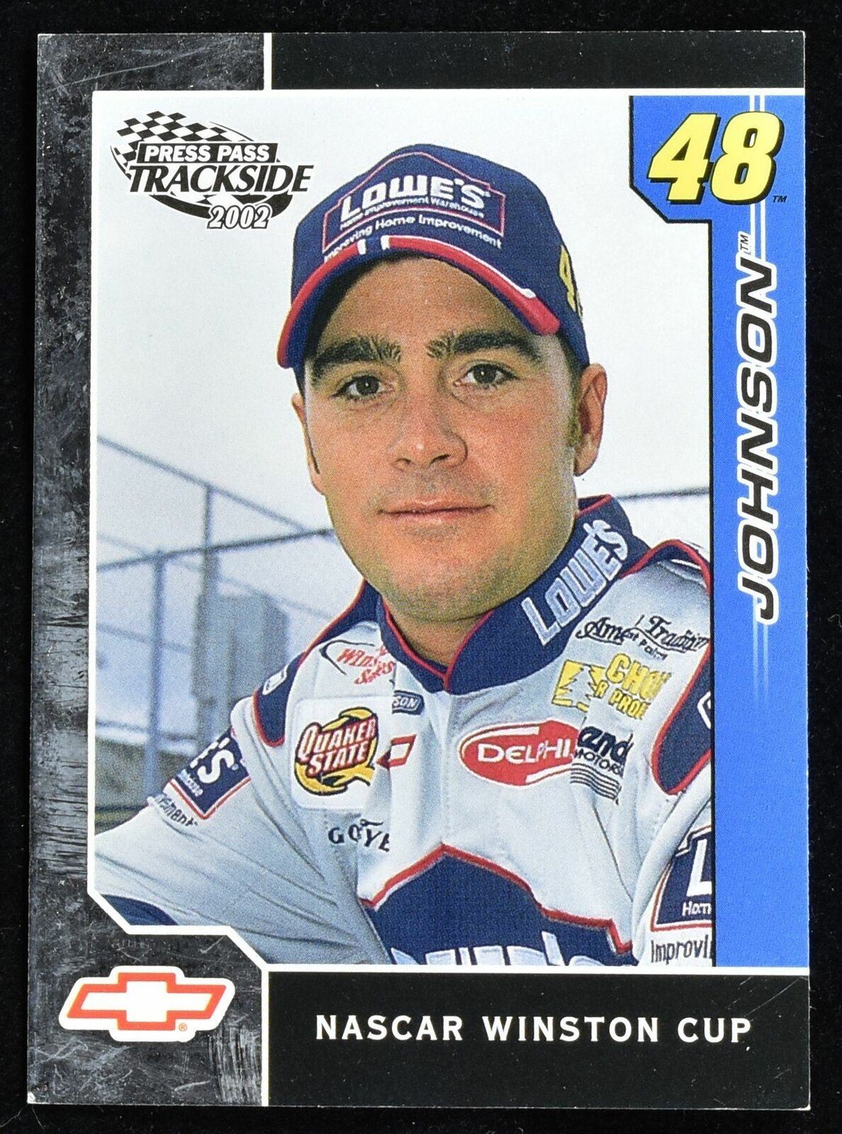 Jimmie Johnson No. 7 Press Pass Nascar 2002