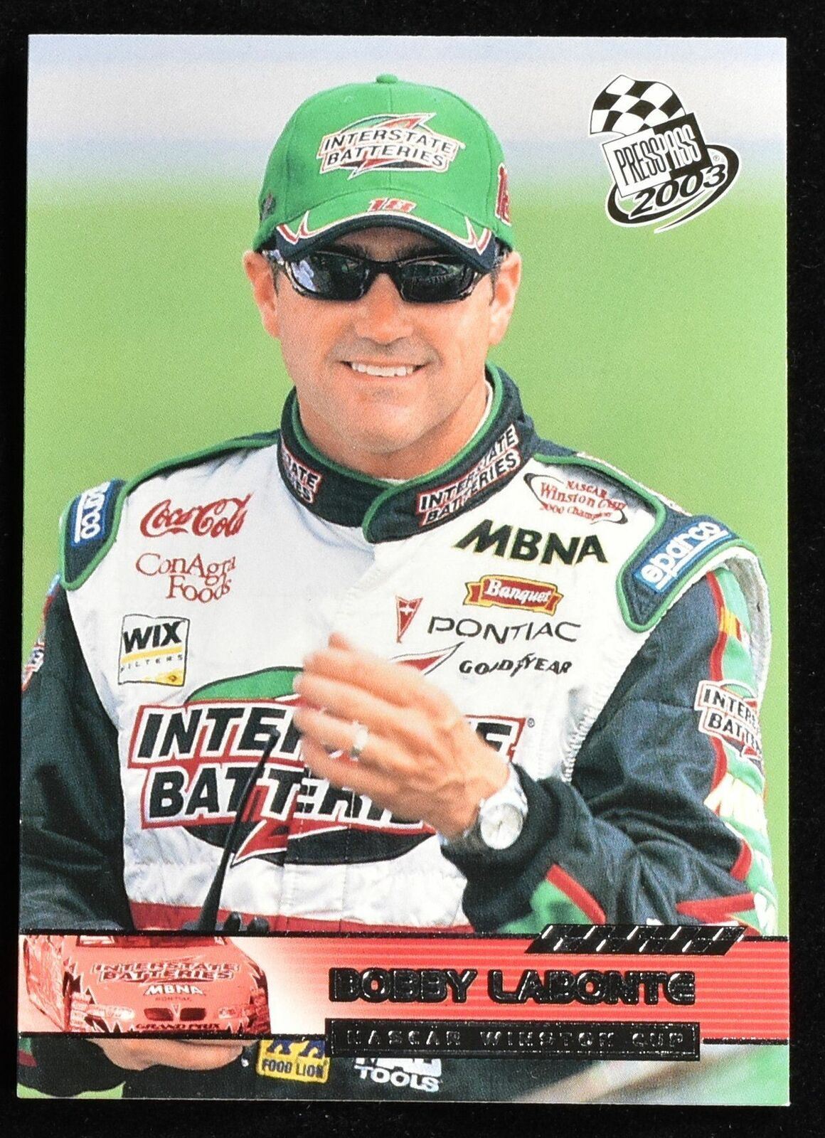 Bobby Labonte Press Pass 2003 Winston Cup No. 18