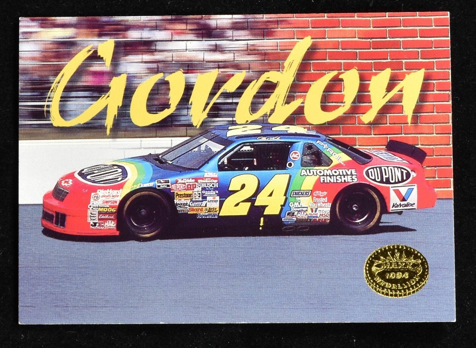 Jeff Gordon No. 1 1994 MAx Racing Card