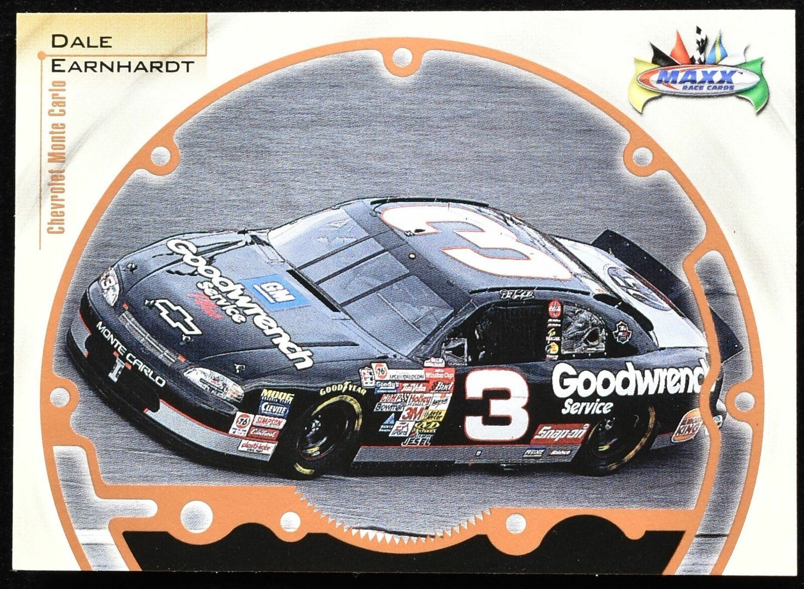 Dale Earnhardt Maxx Race Cards 1999 No. 89