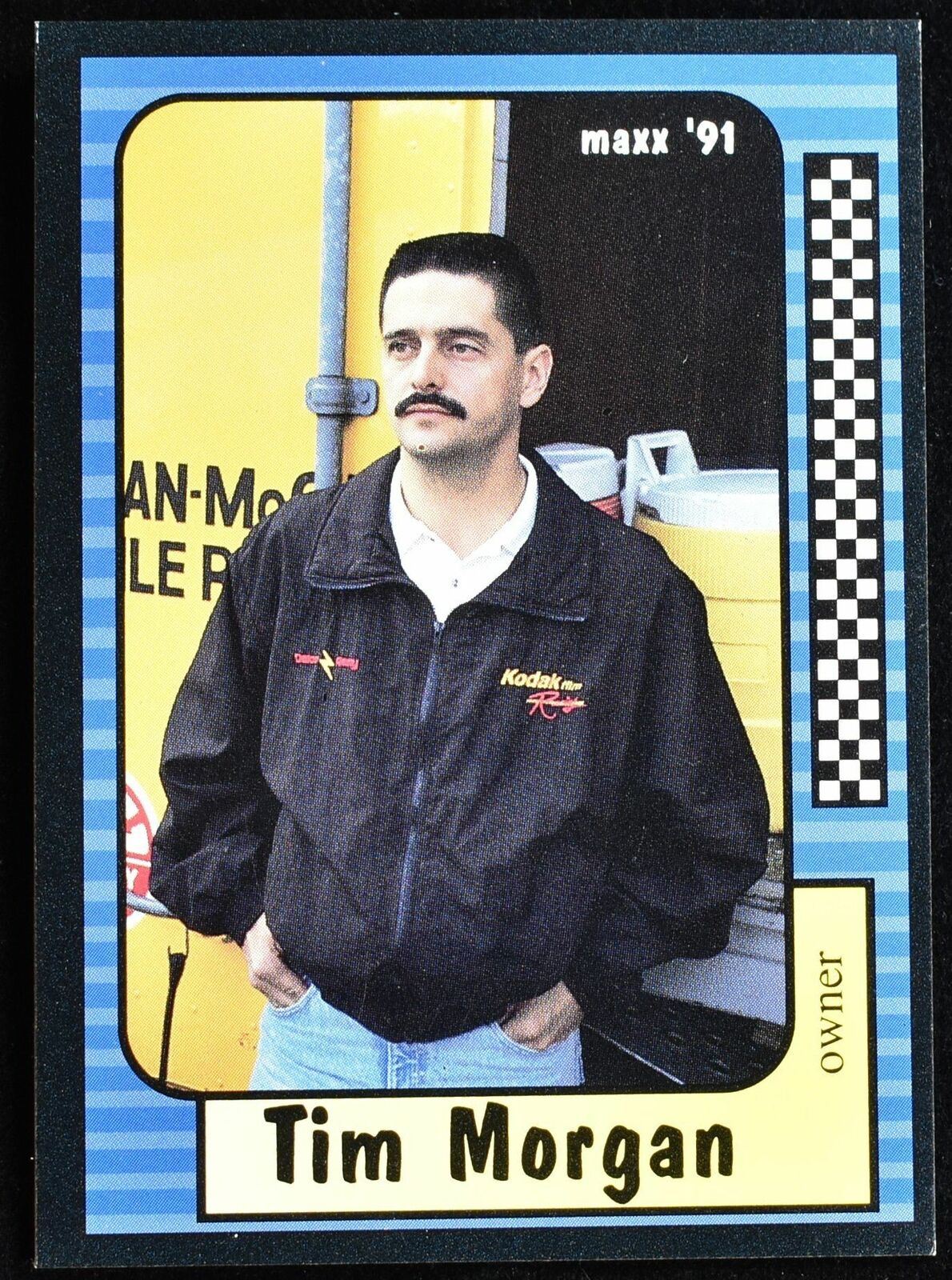 Tim Morgan 80/240 1991 Nascar Racing Card