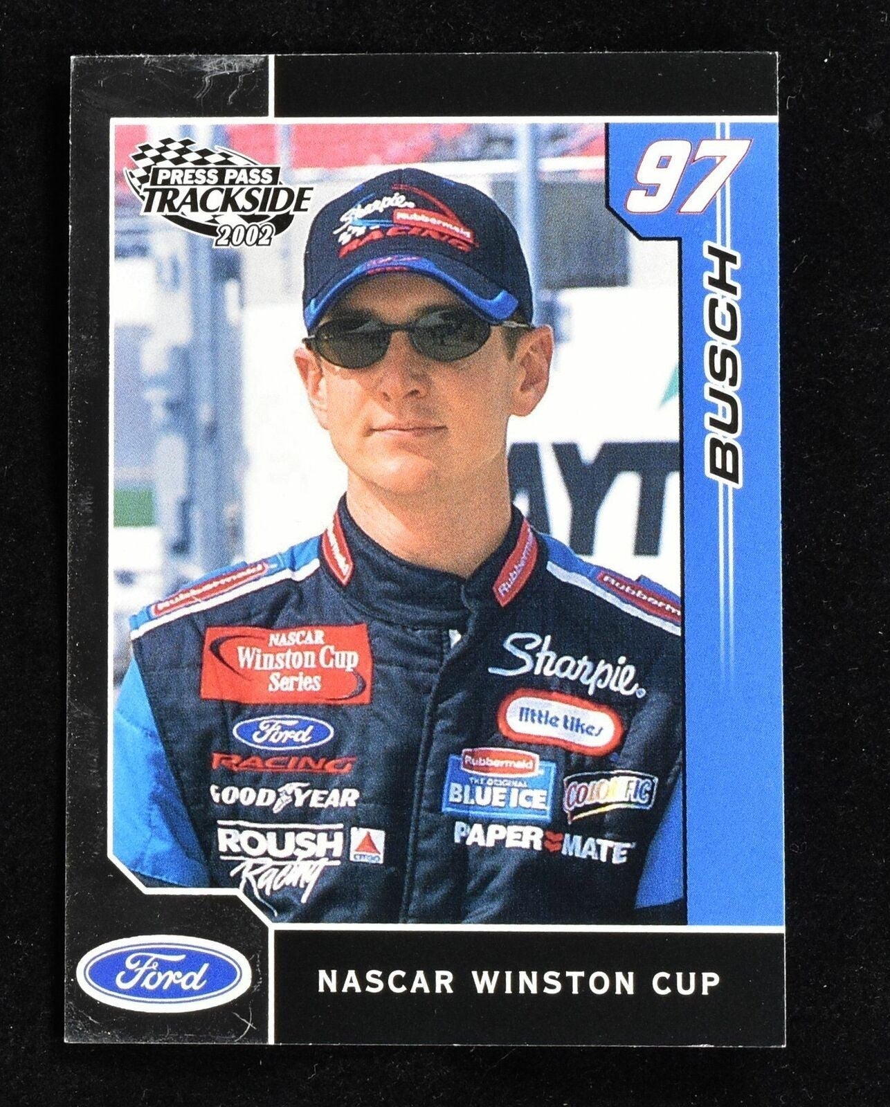 Kurt Busch No. 19 2002 Nascar Racing Card