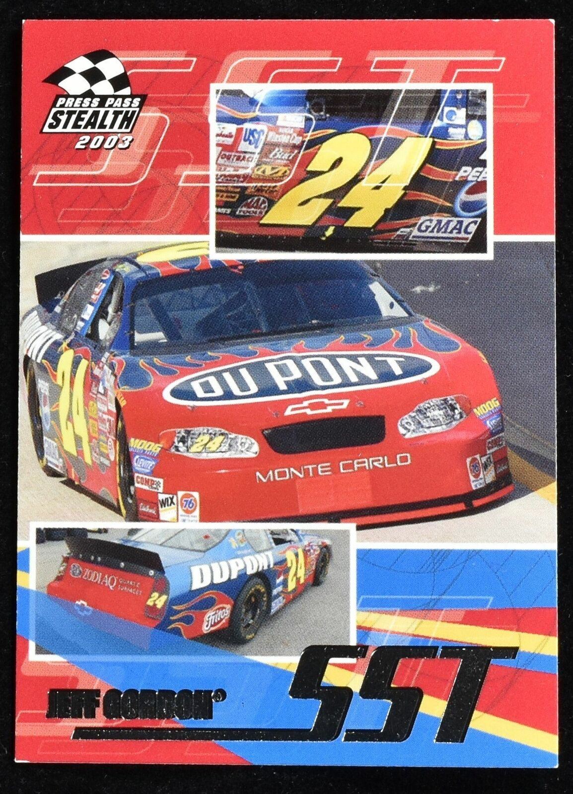 Jeff Gordon SST Press Pass Stealth 2003 No. 62