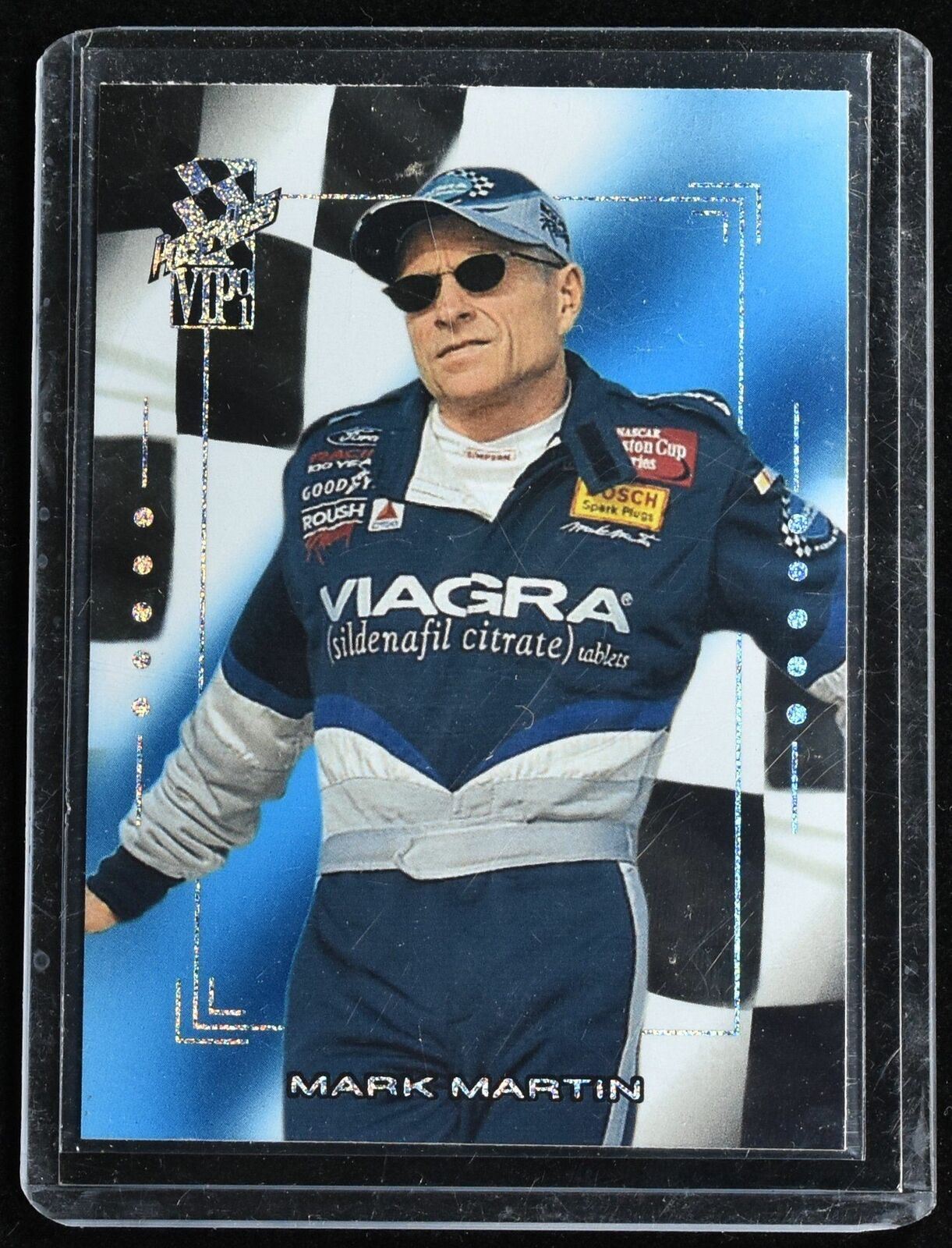 Mark Martin Press Pass VIP 2001 X 2 Nascar Racing Card