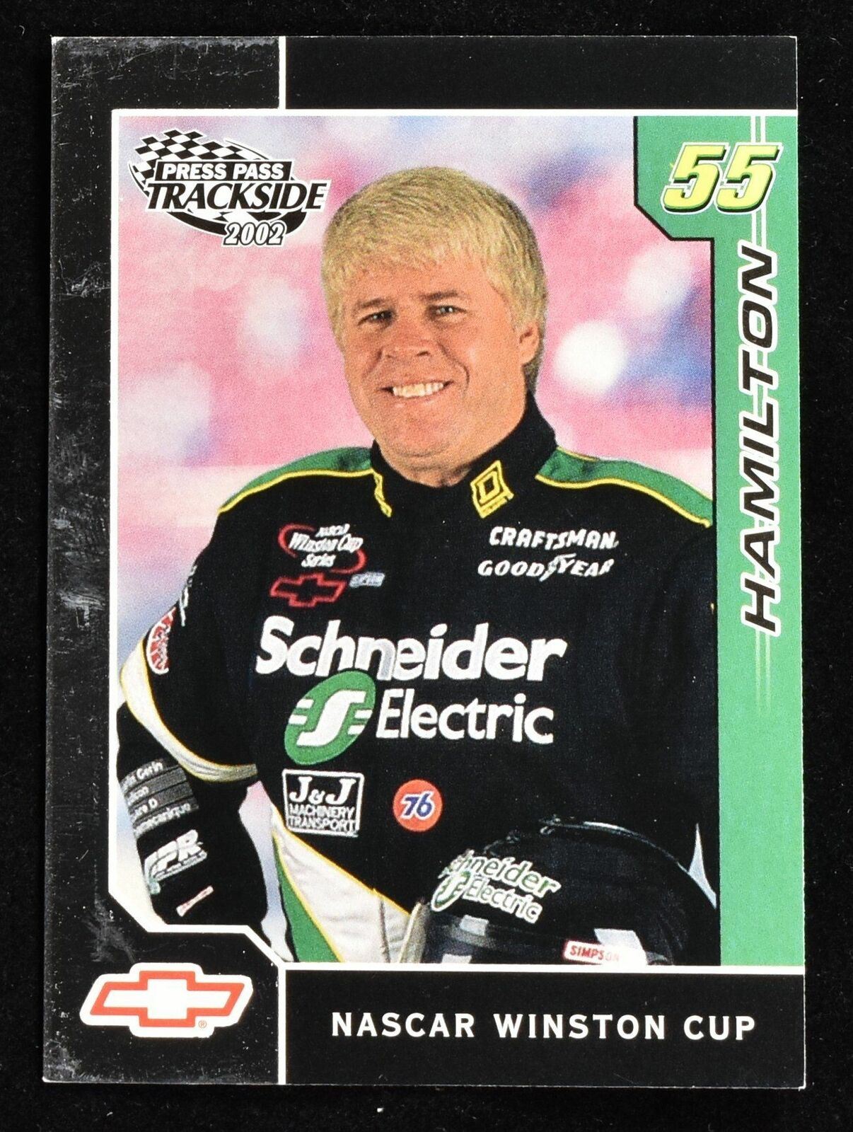 Bobby Hamilton No. 5 Nascar Racing Card 2002