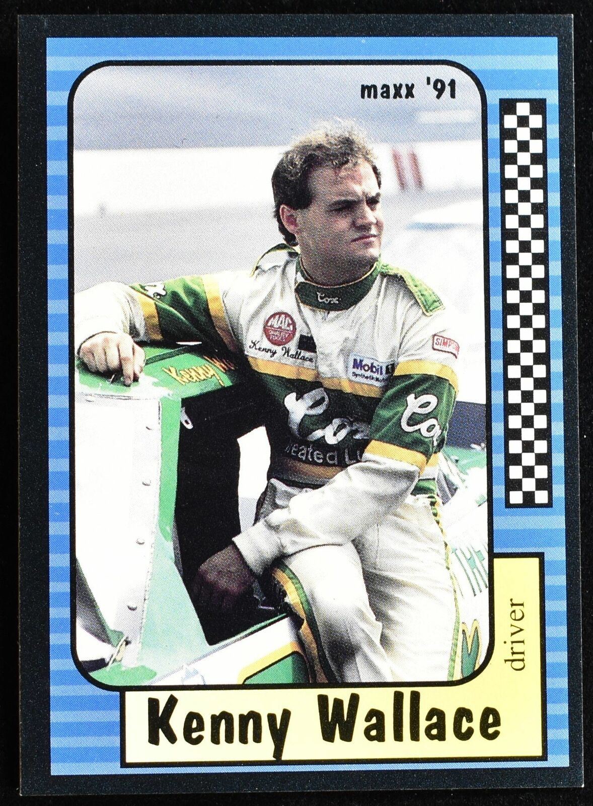 Kenny Wallace Maxx 1991 39 of 240 Nascar Race Cards