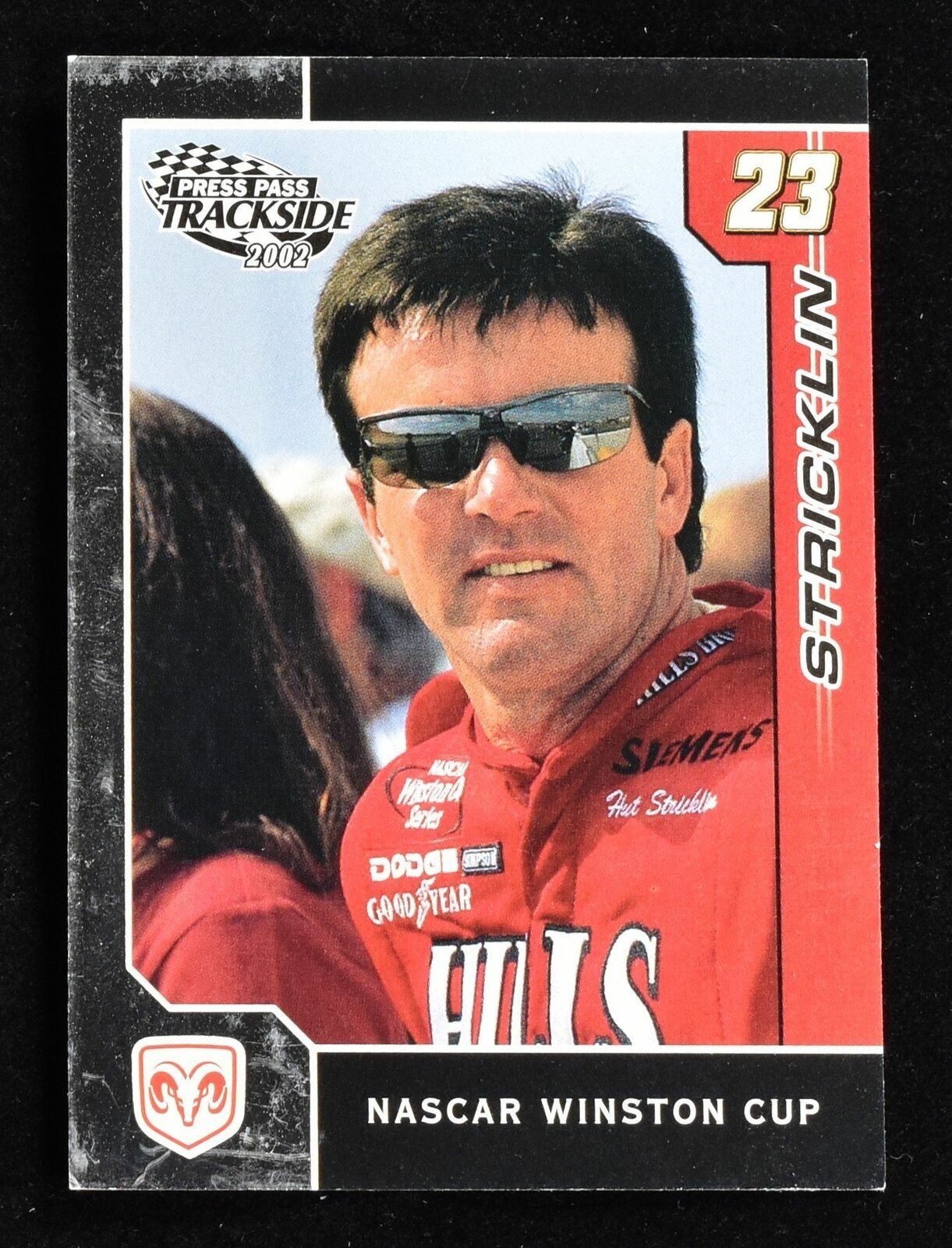 Hut Stricklin No. 36 Nascar Racing Card 2002