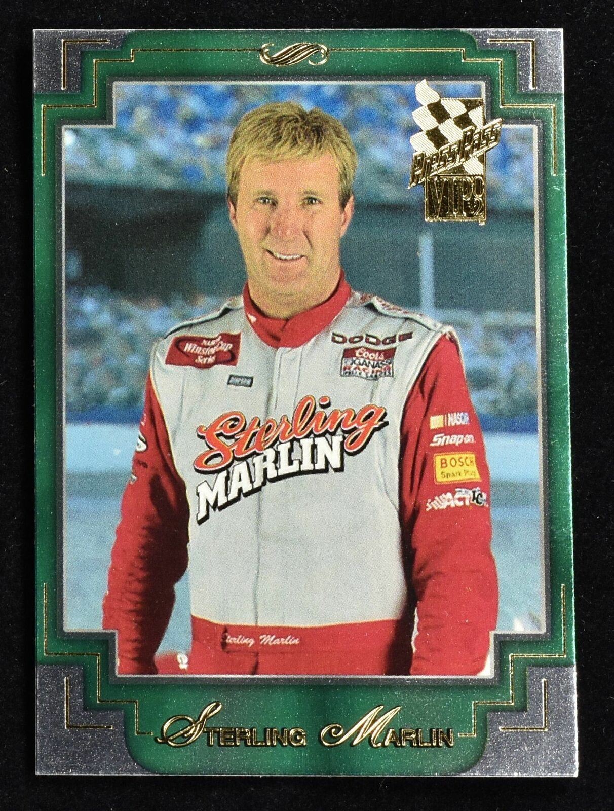 Sterling Marlin 2002 Nascar Racing Card Press pass 2002