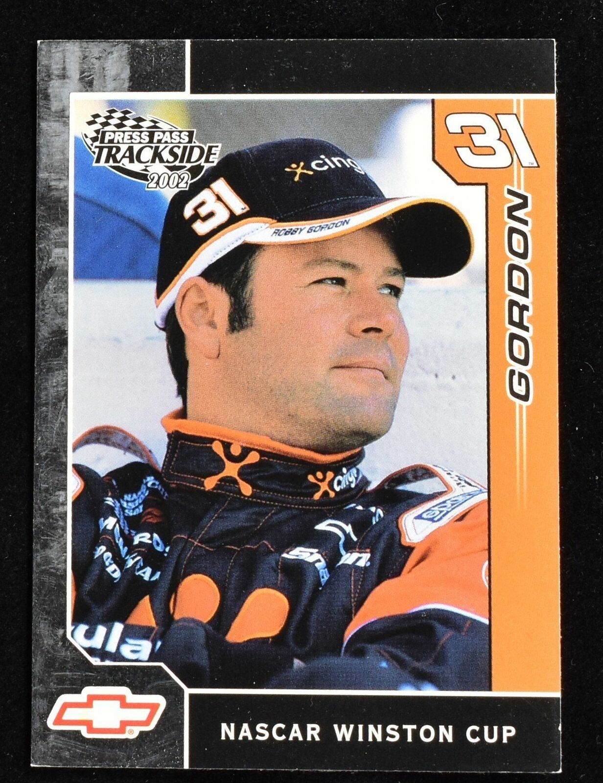 Robby Gordon No. 3 Nascar Racing Card 2002