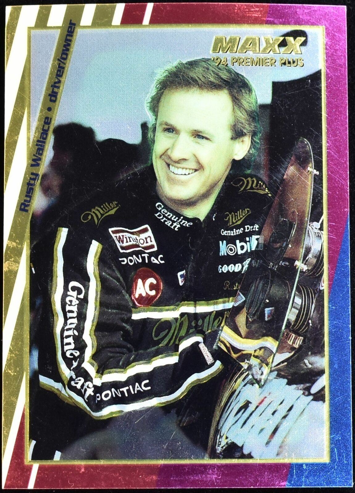 Rusty Wallace 02 Nascar Racing Maxx Premier Plus