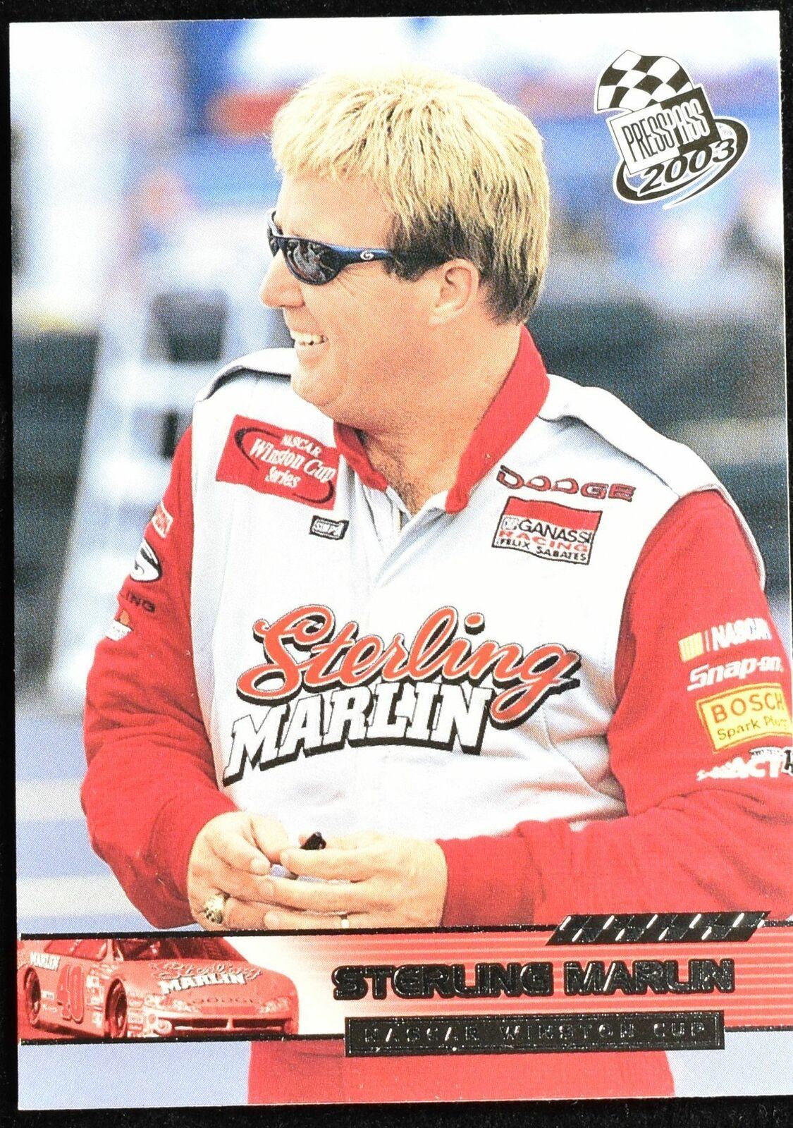 Sterling Marlin Press Pass 2003 Nascar Winston Cup NO.20