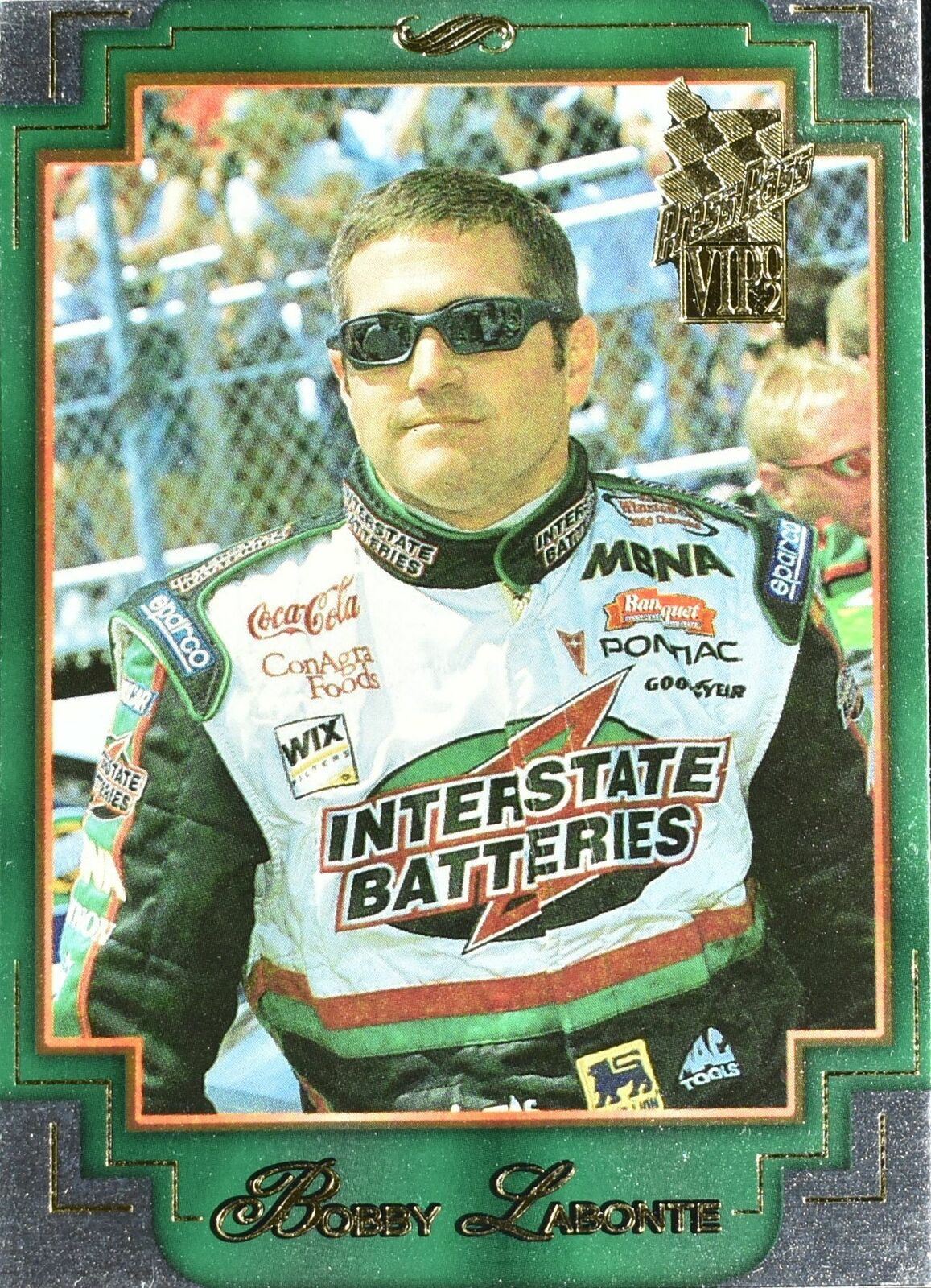 Bobby Labonte Press Pass X 8 Nascar Racing Card