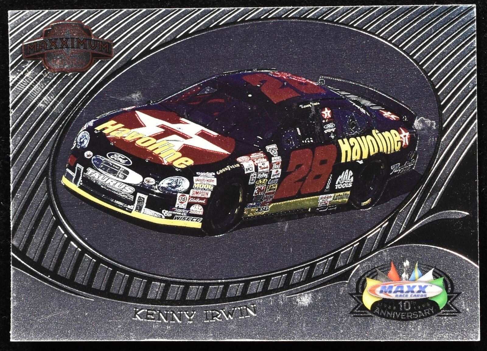 Kenny Irwin MAXX Racing Cards P25 1998