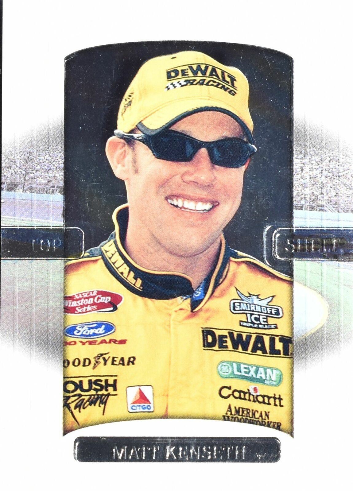 Matt Kenseth TS 1/9 Dewalt Press Pass Nascar Racing Card