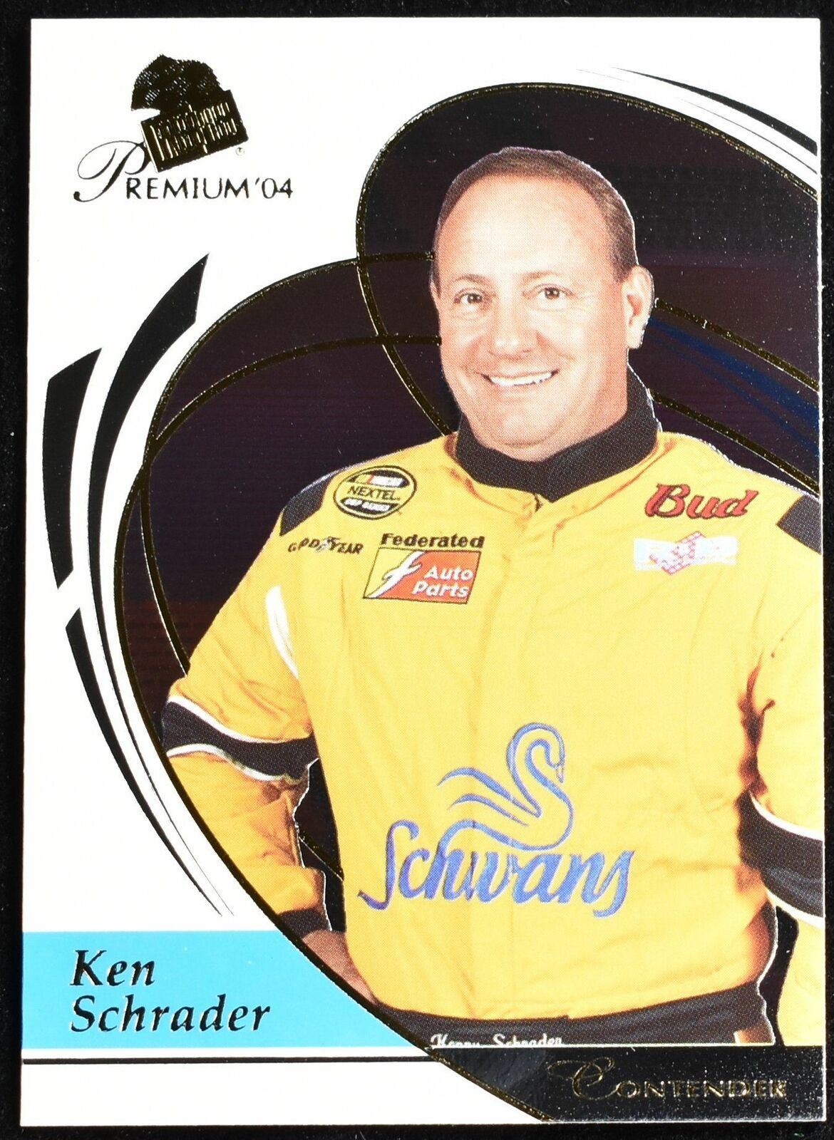 Ken Schrader Press Pass No. 27 2004 Nascar Racing Card