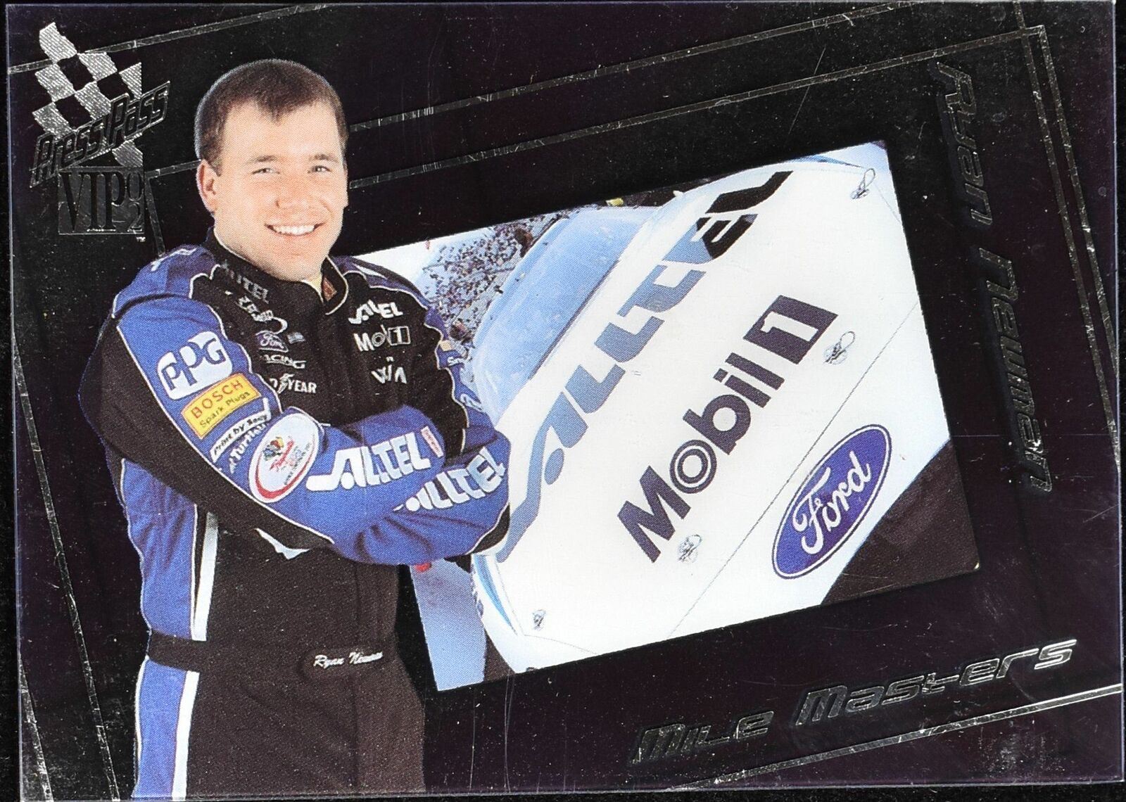 Ryan Newman Mile Masters Press Pass VIP 2002