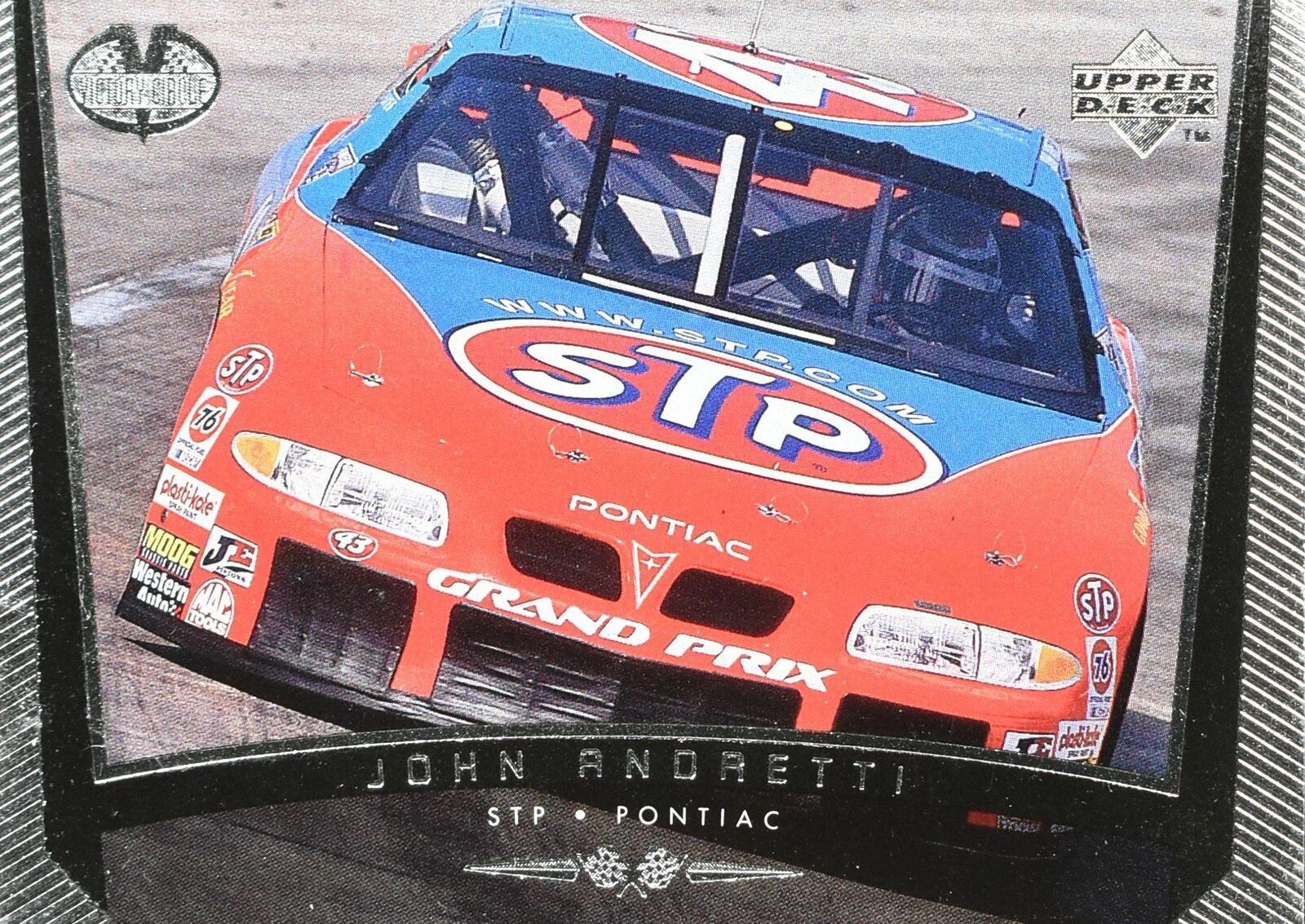 John Andretti STP Pontiac Upper Deck No. 66 Nascar DAMAGED