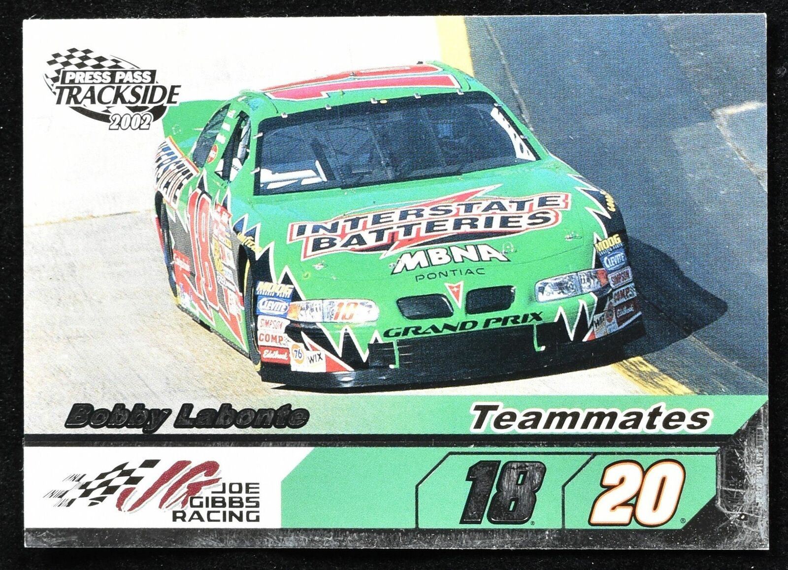 Bobby Labonte Nascar Card