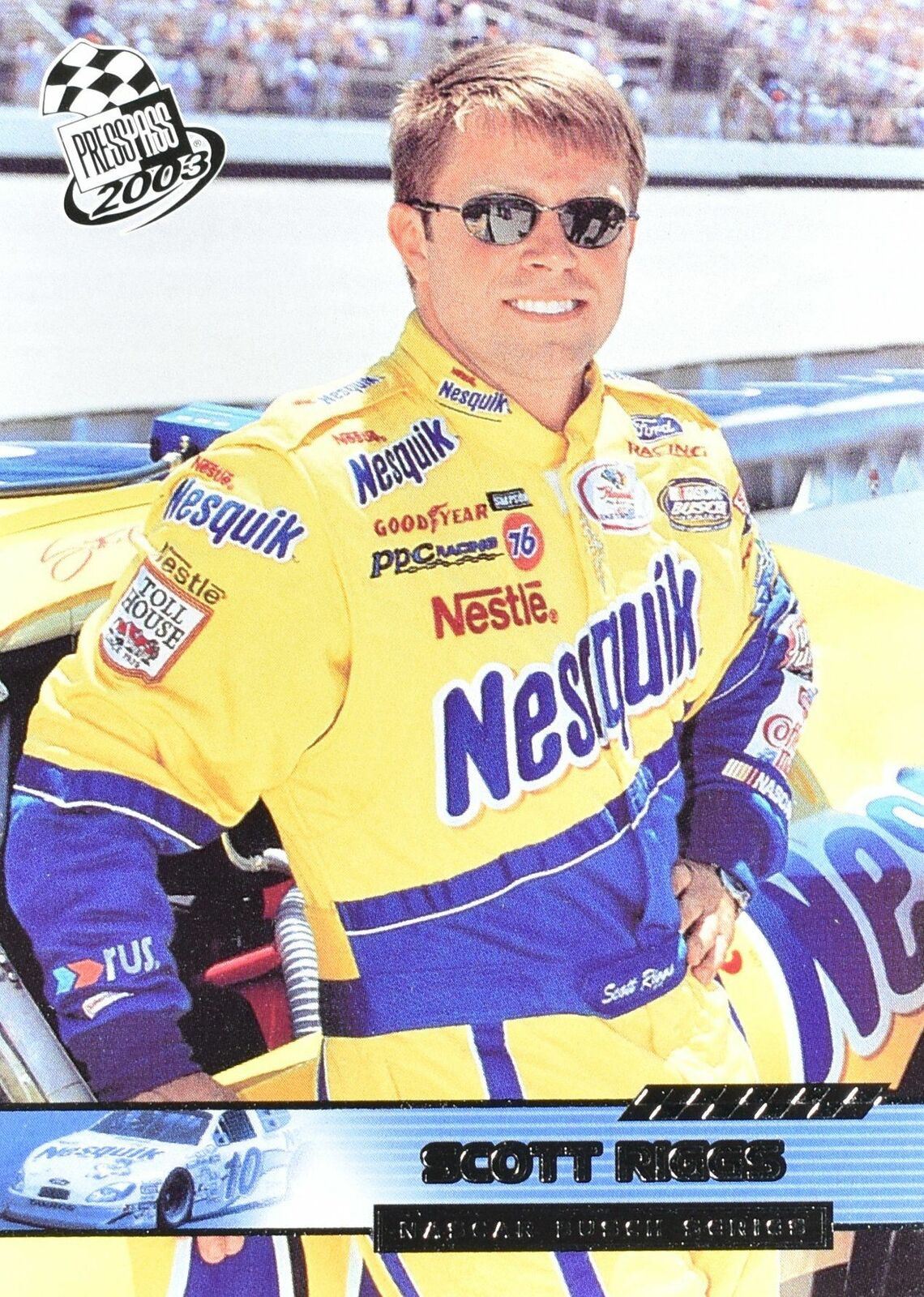 Scott Riggs No. 41 Press Pass Nascar Racing Card