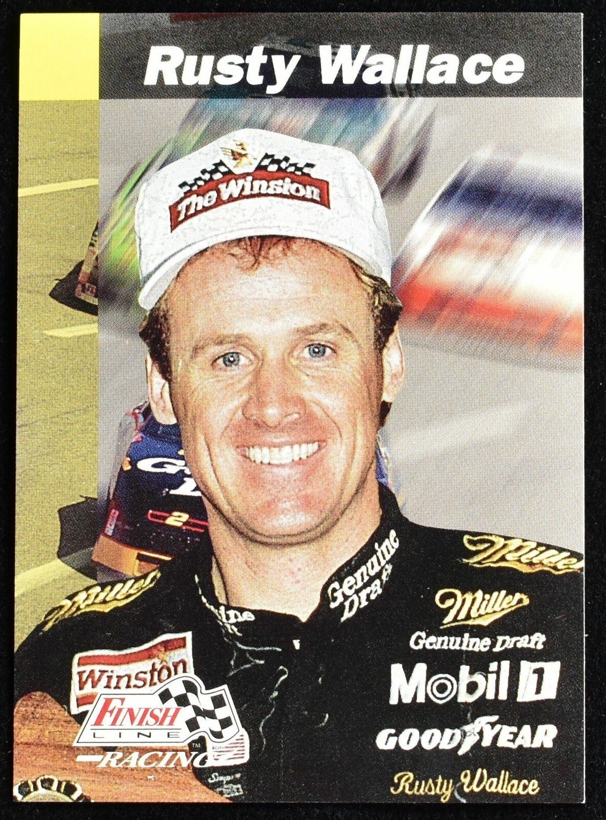 Rusty Wallace Finish Line Nascar Racing Cards 1993 Pro Set No. 5