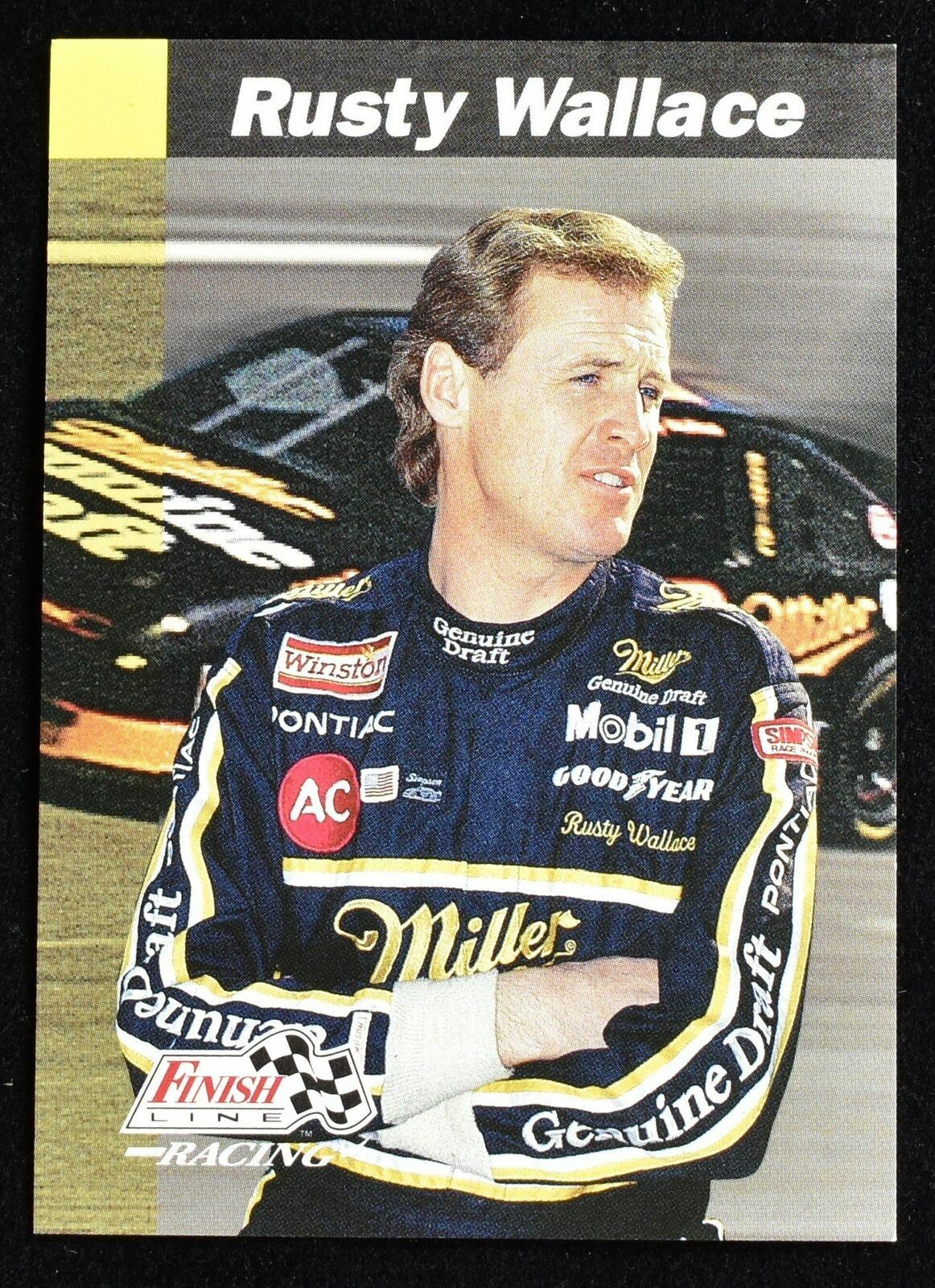 Rusty Wallace Finish Line Nascar Racing Cards 1993 Pro Set No. 122