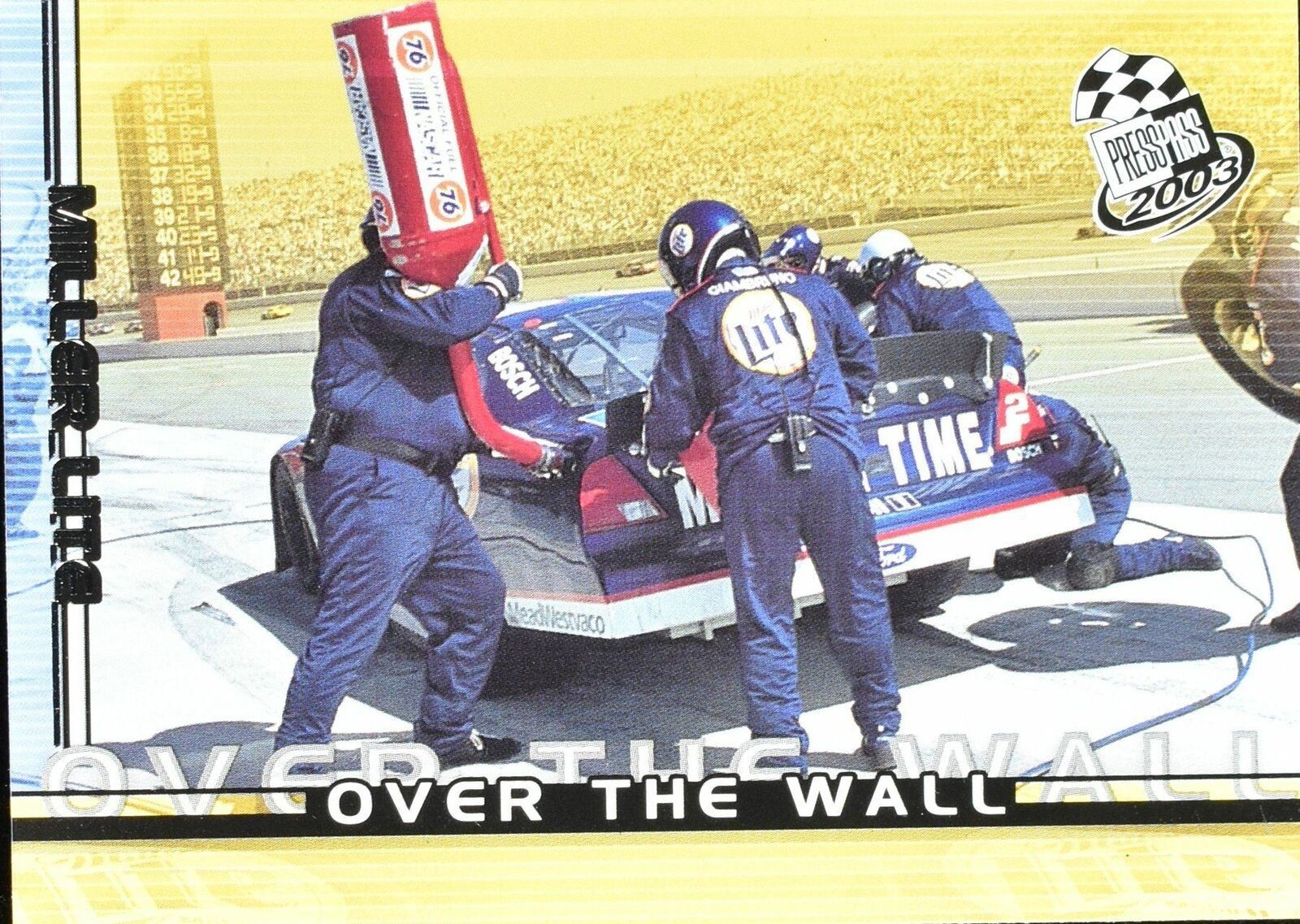 Miller Lite No. 91 Crew 2003 Nascar Racing Card