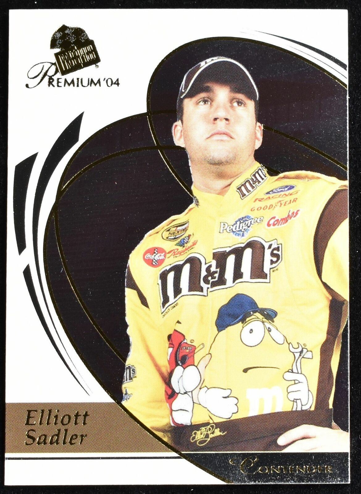 Elliott Sadler Premium M and Ms Nascar Racing Card No. 6