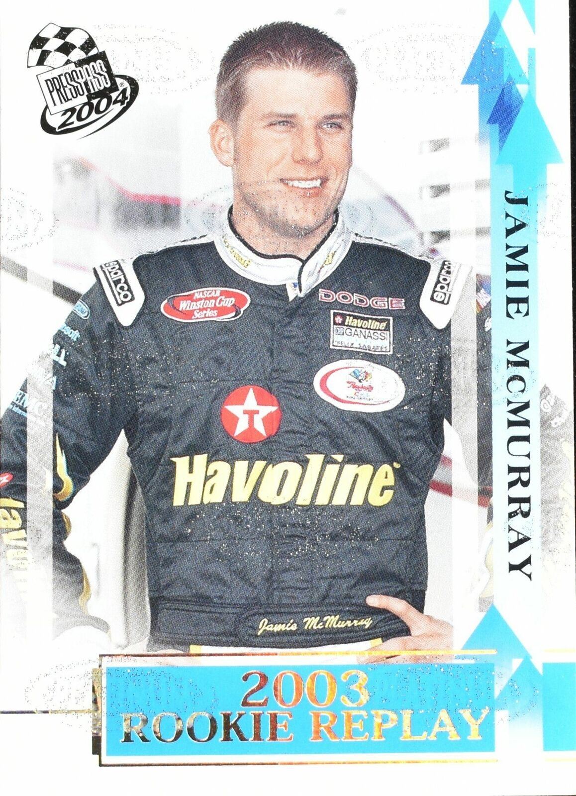 Jamie Mcmurray No. P88 Nascar Racing card Press Pass 2004