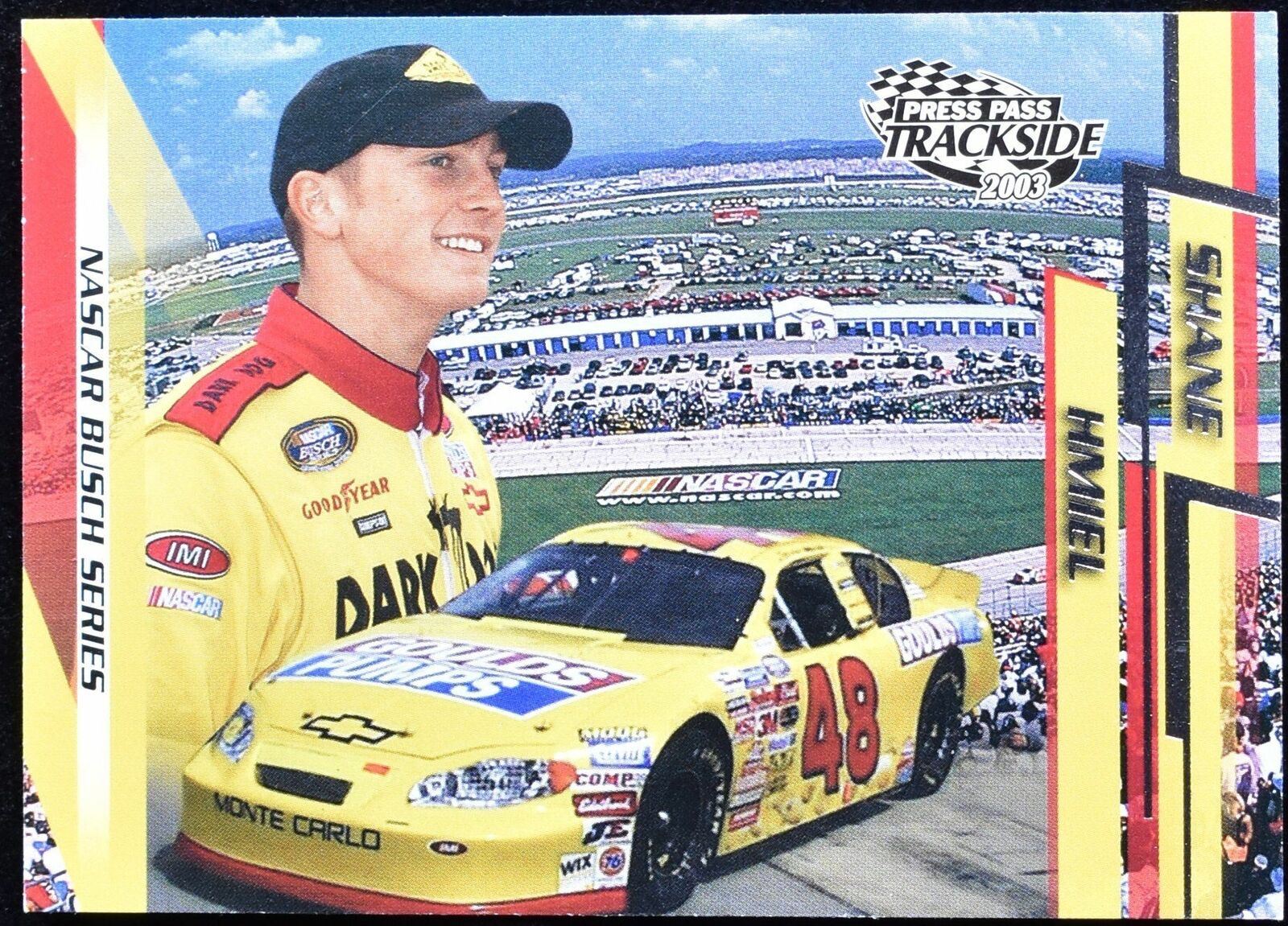 Shane Hmiel No. 41 Nascar Race Card 2003