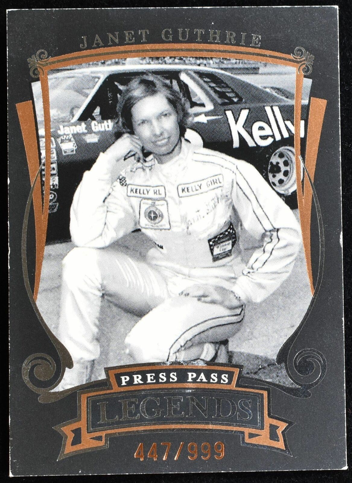 Janet Guthrie Press Pass Legends 447/999 Nascar Racing cards Z25 2006