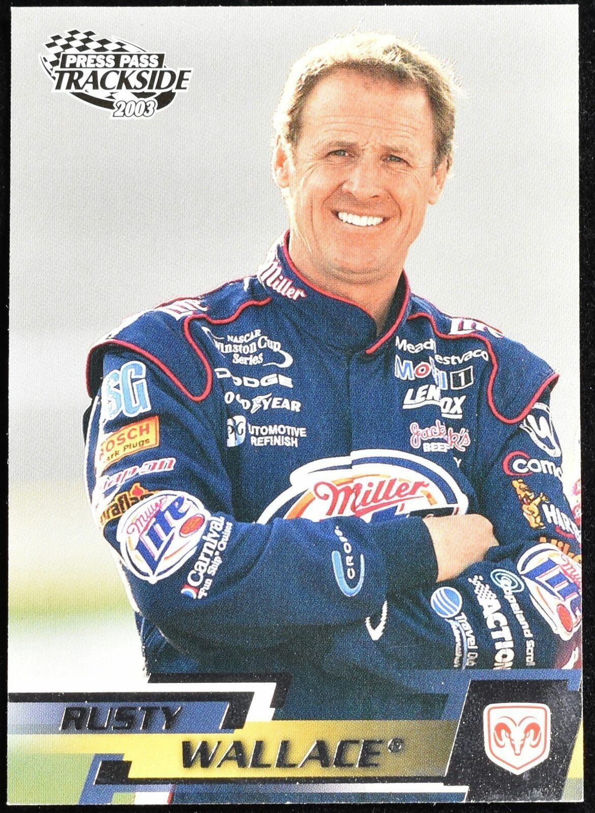 Rusty Wallace Press Pass Trackside 2002 Team Mates No. 88