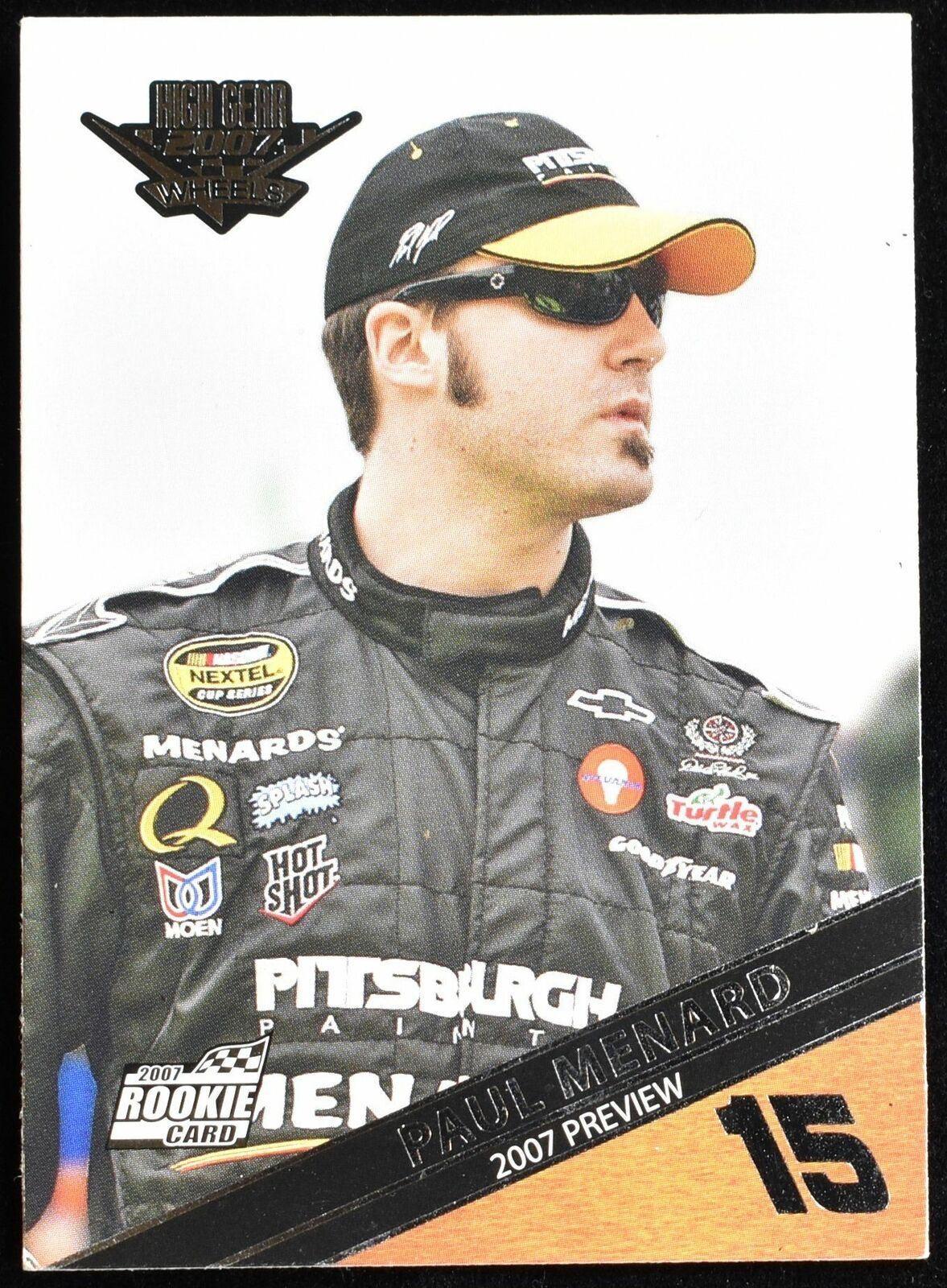 Paul Menard 2007 High Gear Nascar Racing Card