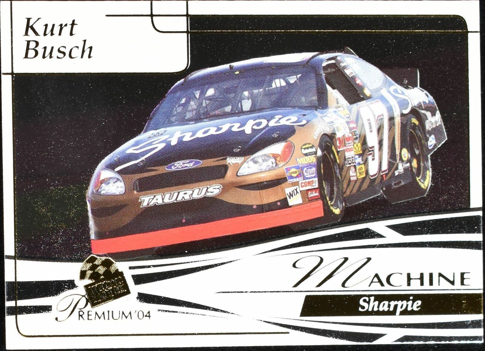 Kurt Busch No. 45 2004 Press Pass Nascar Racing Card