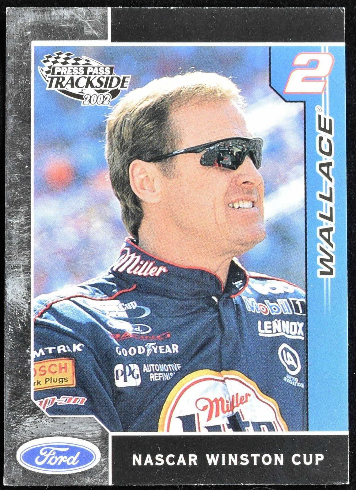 Rusty Wallace Press Pass Trackside 2002 Winston Cup Nascar Racing Card