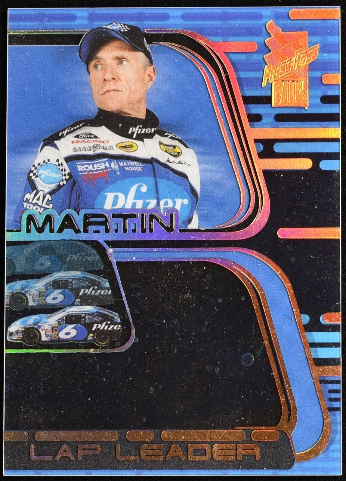 Mark Martin Martinsville Lap Leader Nascar Racing Card 1/9 LL Trans