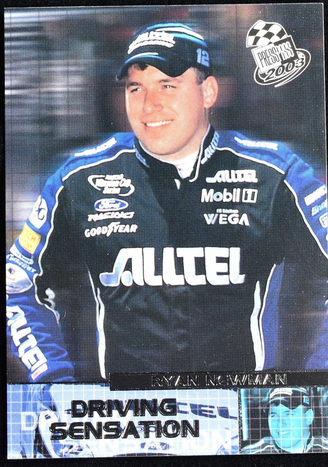 Ryan Newman 2003 Press Pass No. 62 Nascar Racing Card