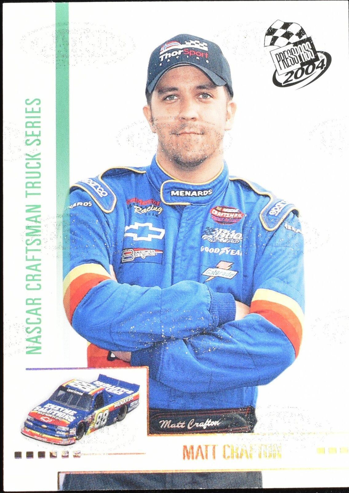 Matt Crafton Press Pass 2004 Nascar Craftmans Truck Series P49