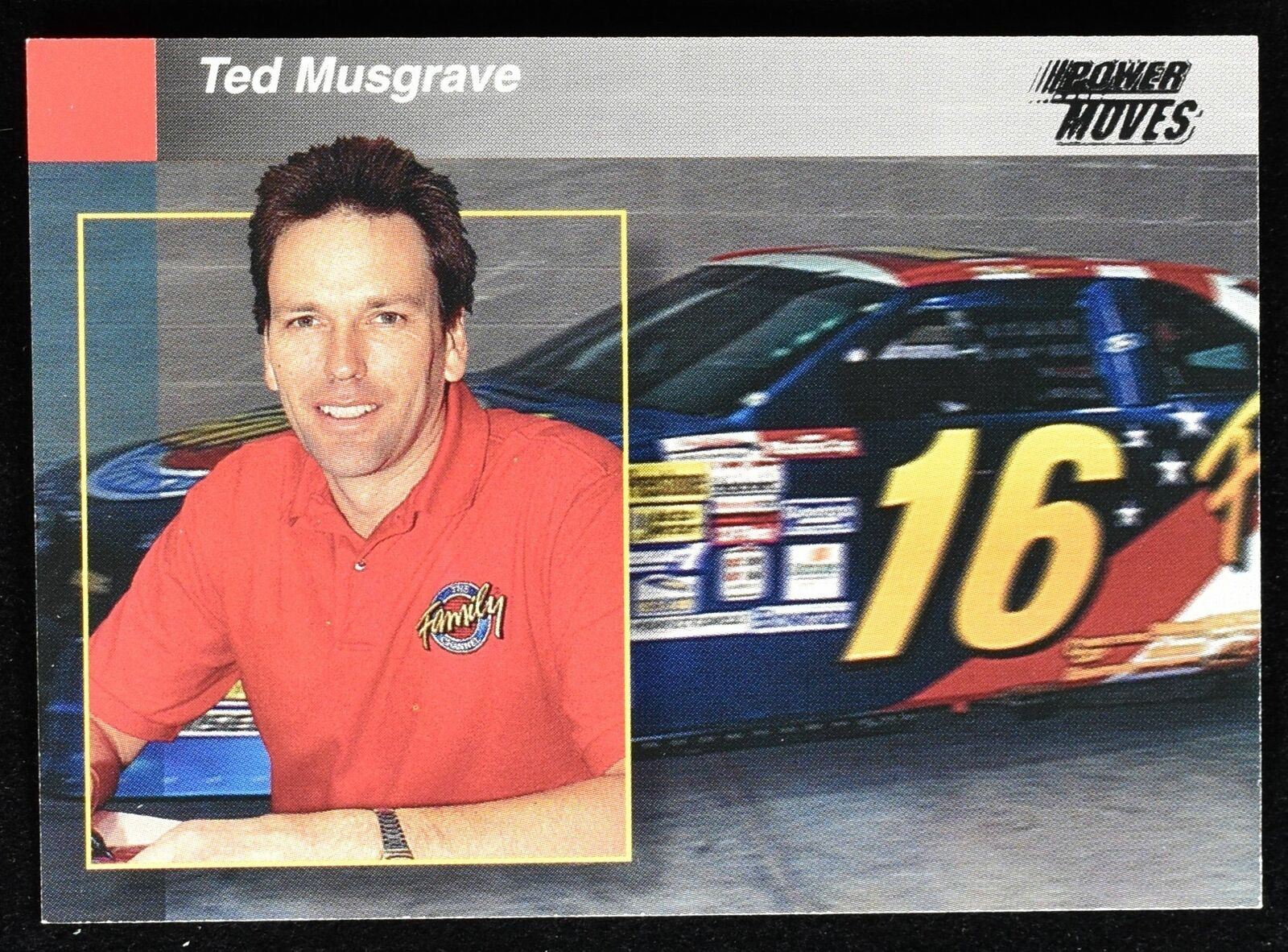 Ted Musgrave Nascar Racing Card 1994 Pro Set 16